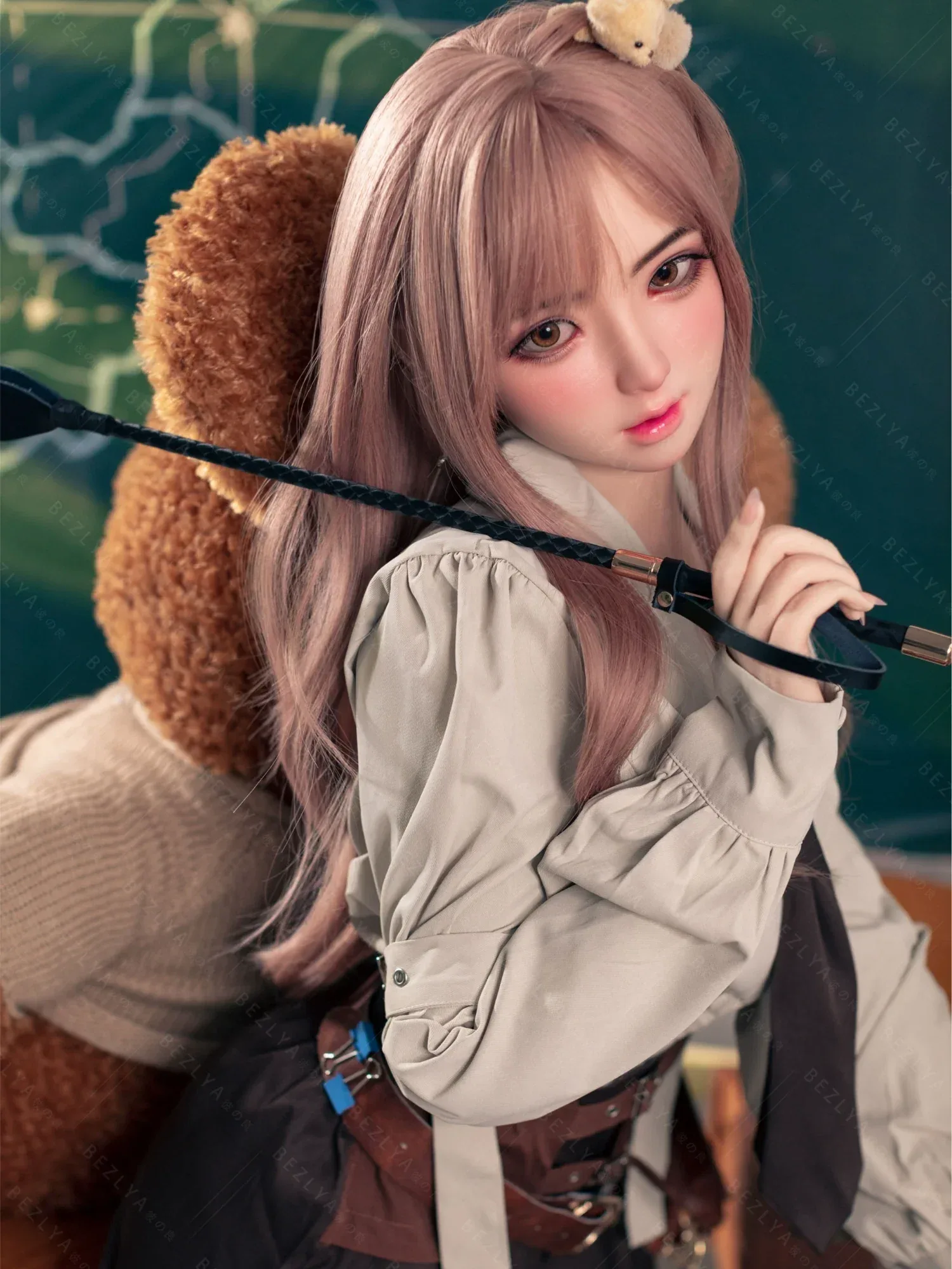 F7148-155Rcm(5.12ft)-32.5kg 2.1 A Cup Robot Silicone Head Adult Asian Sex Doll｜Bezlya Doll view 2