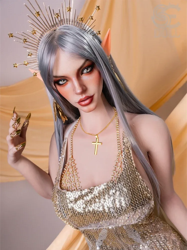 F7640-T167cm(5.5ft)-37kg Natural Evadora.A F Cup Fantasy Ultra-Realistic Skin Silicone Sex Doll For Men|SE Doll view 2