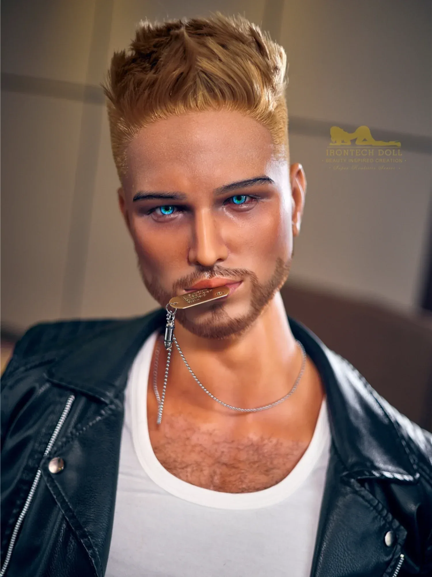 F4549-176cm-40kg Strong Realistic Femboy toy masturbator Silicone Best Male Sex Doll For Women | Irontech Doll view 7