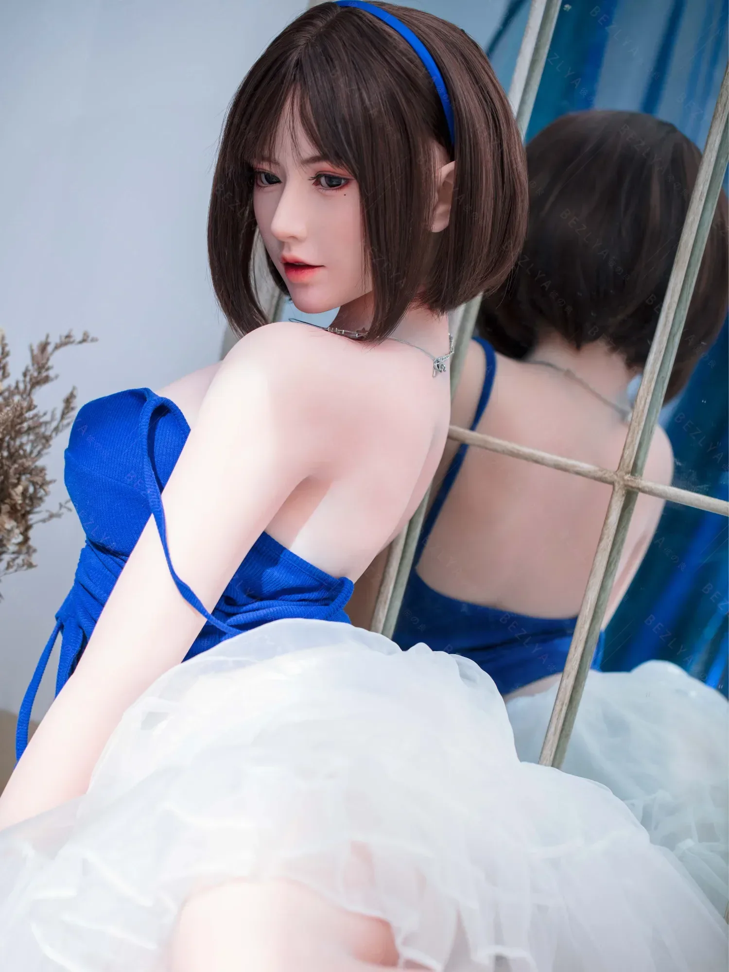 F4773-155Rcm(5.1ft)-37kg 2.0 A Cup Robot Silicone Head Adult Asian Chinese Sex Doll｜Bezlya Doll view 5