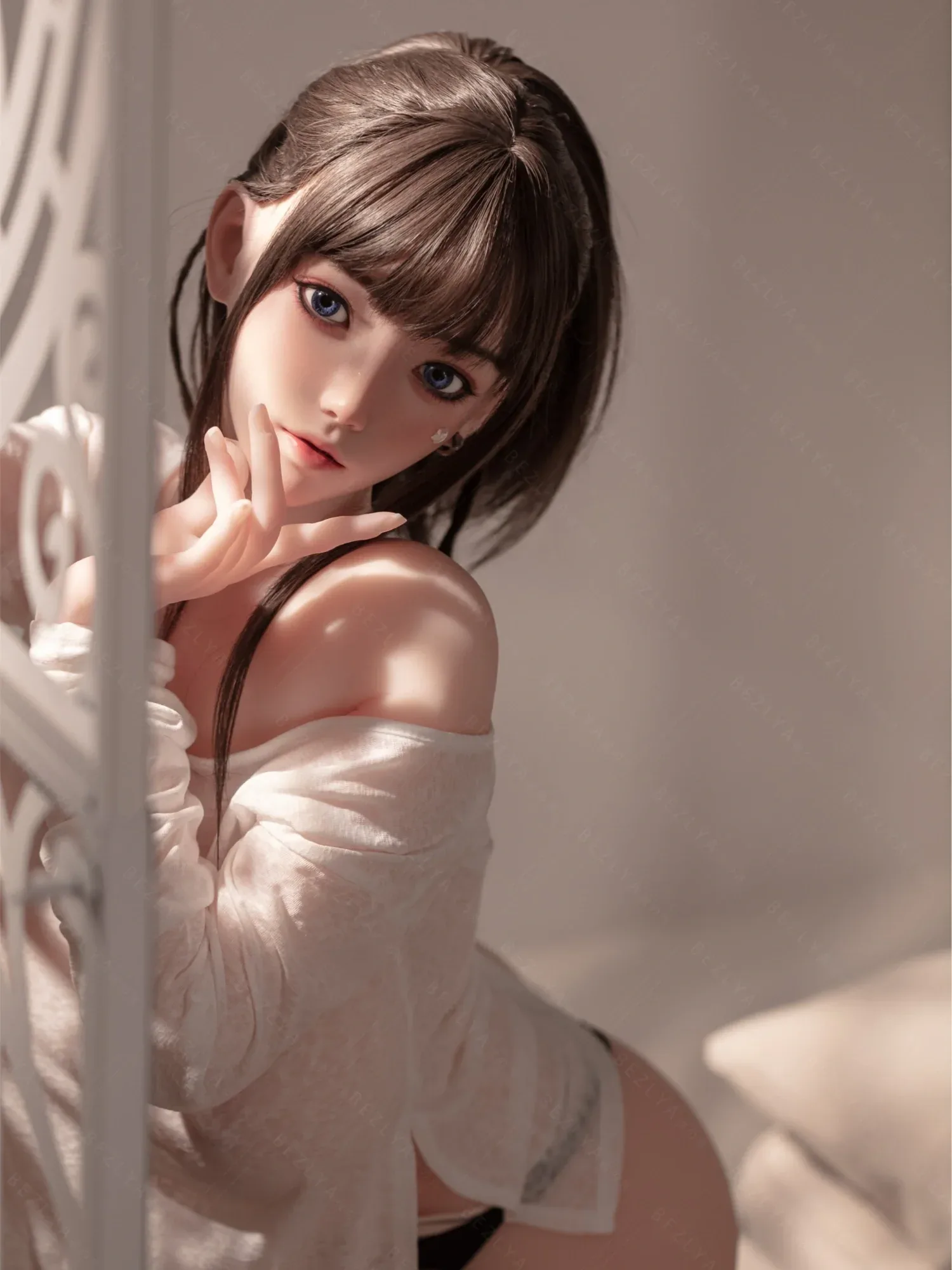 F7151-155cm(5.1ft)-40kg 2.0 G Cup Japanese Young Big Breast Sex Doll – Girl Next Door Style with Triple Pleasure Tunnels|Bezlya Doll view 3