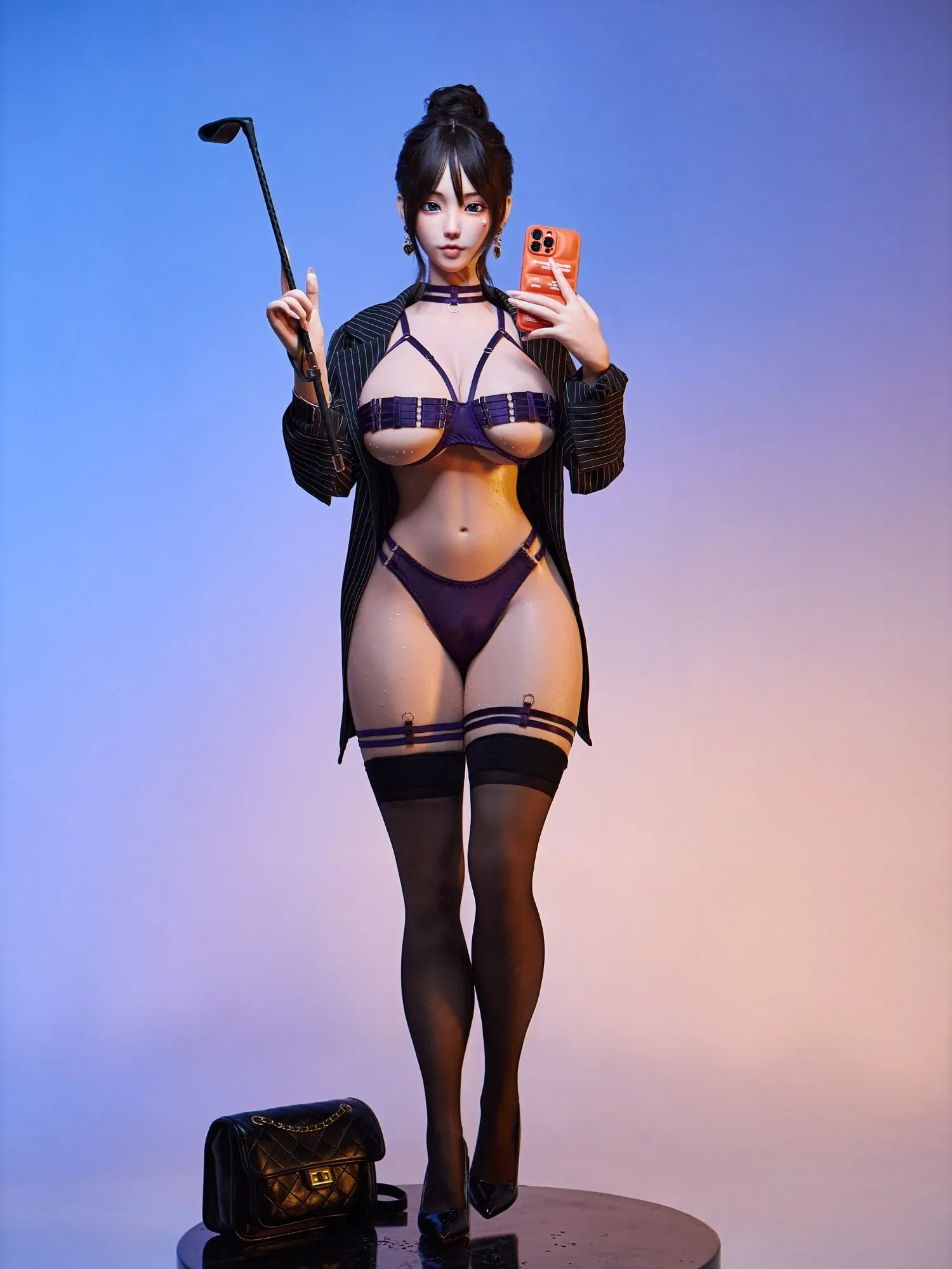 F7119-161cm(5.28ft)-32.8kg 2.2 I Cup Asian Real Silicone Japanese Office Lady Sex Doll｜AITIA Doll view 5