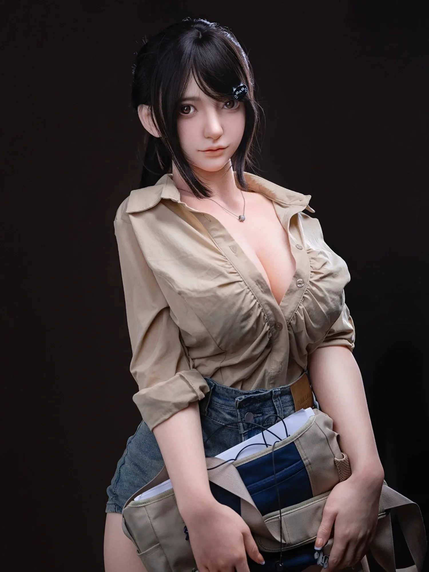 F6157—164cm\/5ft4-30kg G Cup Silicone Asian  Sex Doll  | Firefly Diary view 5
