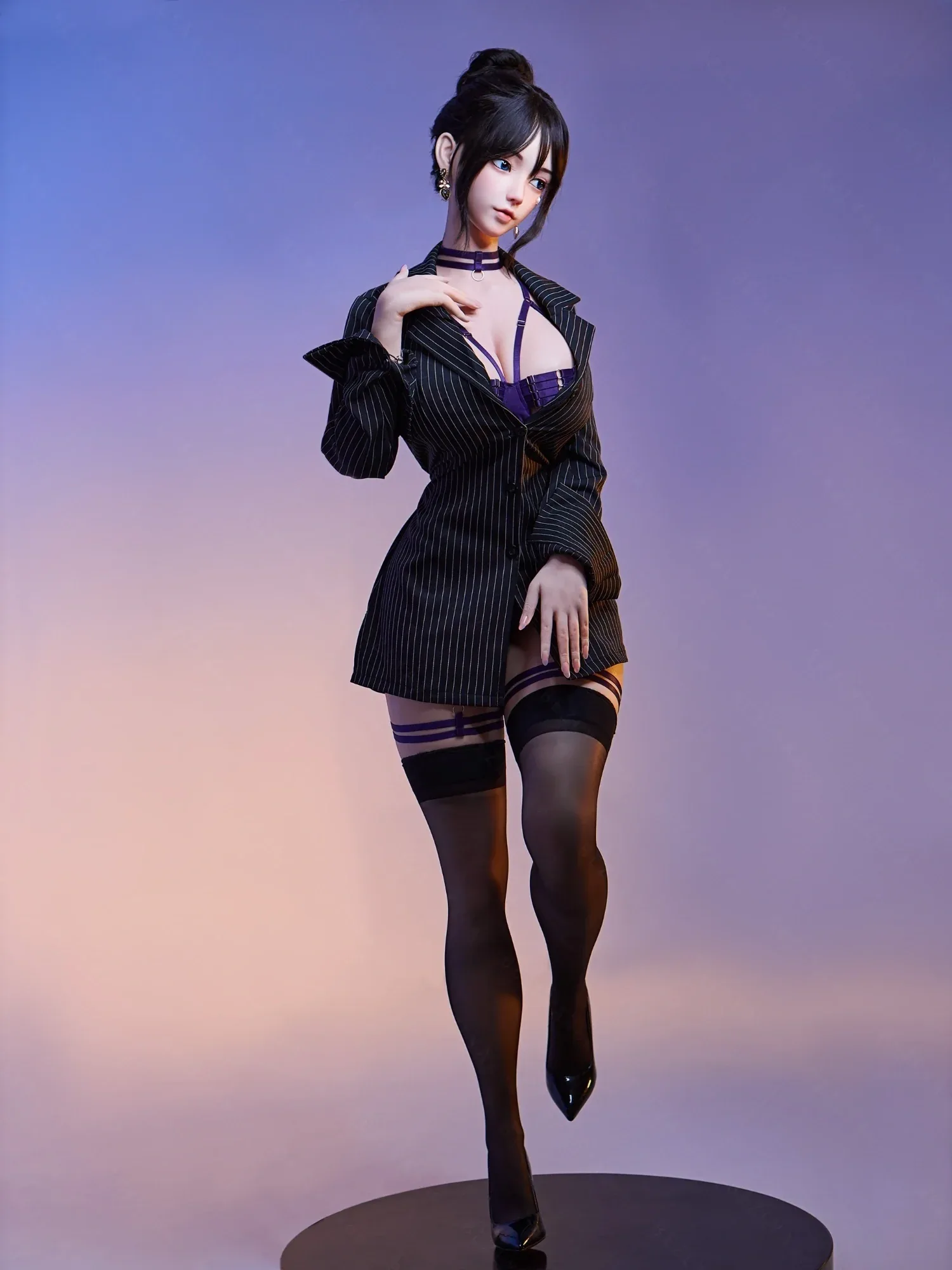 F7119-161cm(5.28ft)-32.8kg 2.2 I Cup Asian Real Silicone Japanese Office Lady Sex Doll｜AITIA Doll view 8