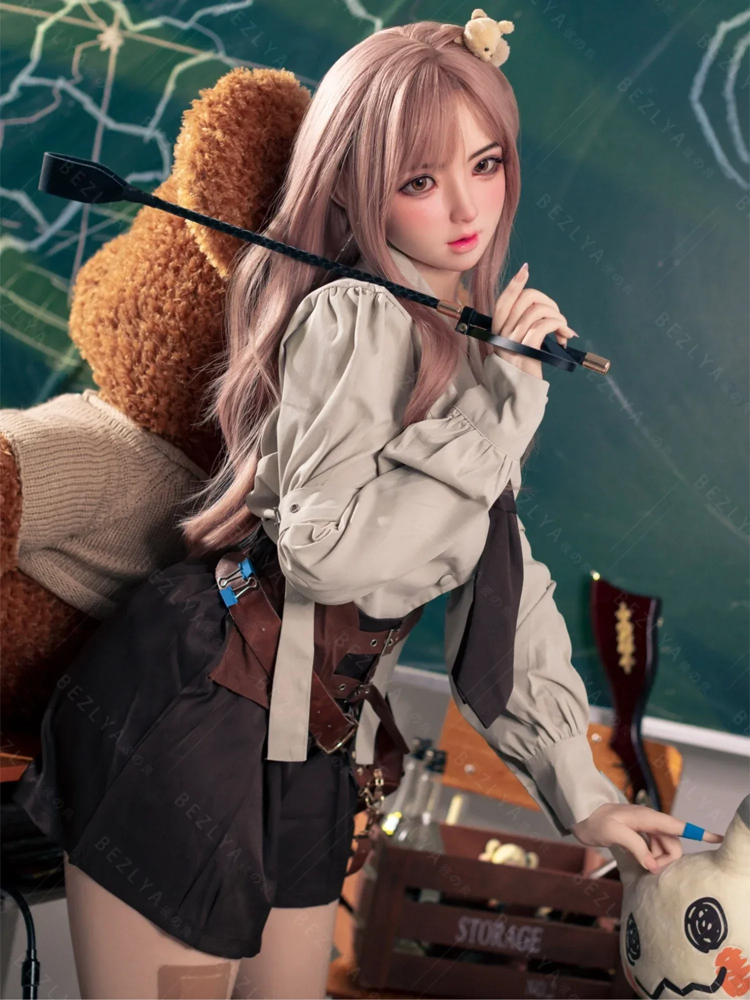 F7148-155Rcm(5.12ft)-32.5kg 2.1 A Cup Robot Silicone Head Adult Asian Sex Doll｜Bezlya Doll view 10