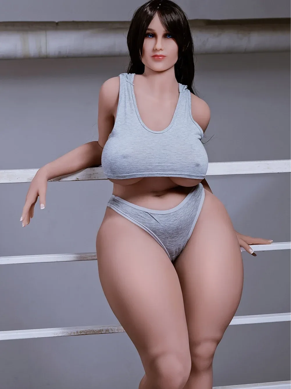 F2383a-157cm\/5ft1-52kg H Cup #114 Great Fat Huge Ass human sex doll TPE bbw sex doll |SY Doll view 4