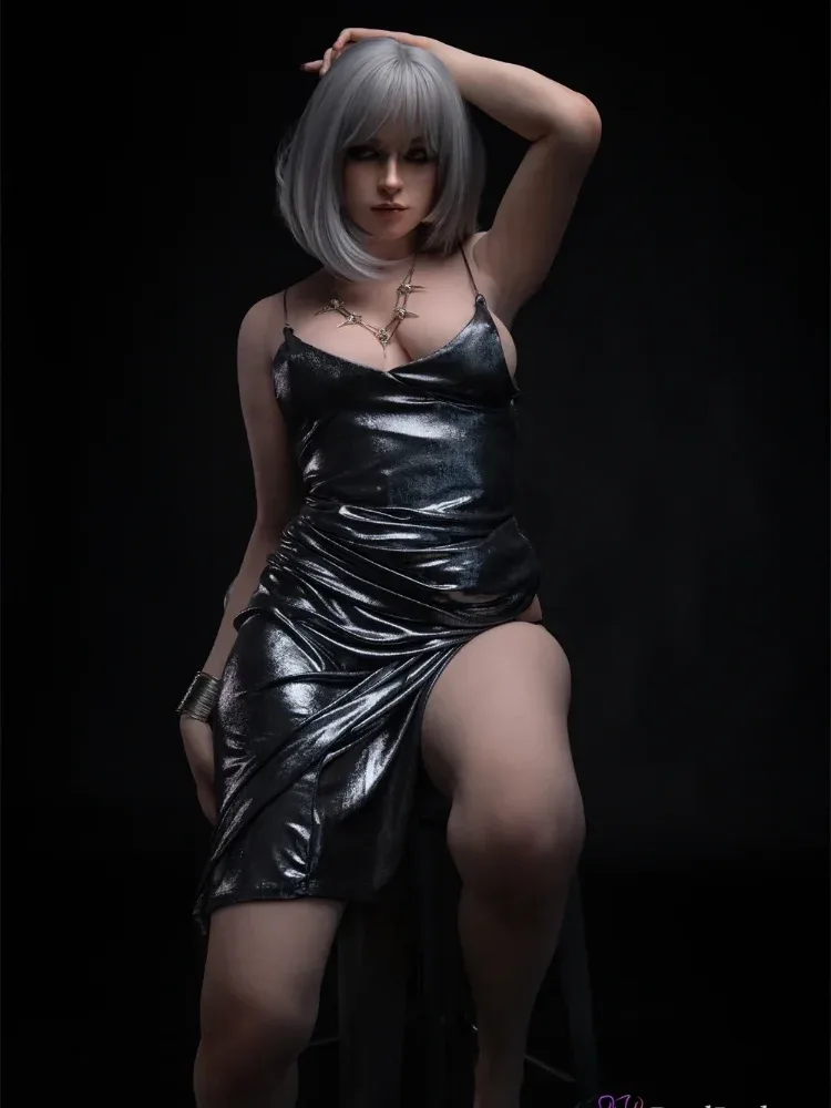 F1974K-170cm(5.6ft)-43kg D Cup S38 Flora Thick Ass Highest Quality Silicone full size sex doll ｜Real Lady view 2