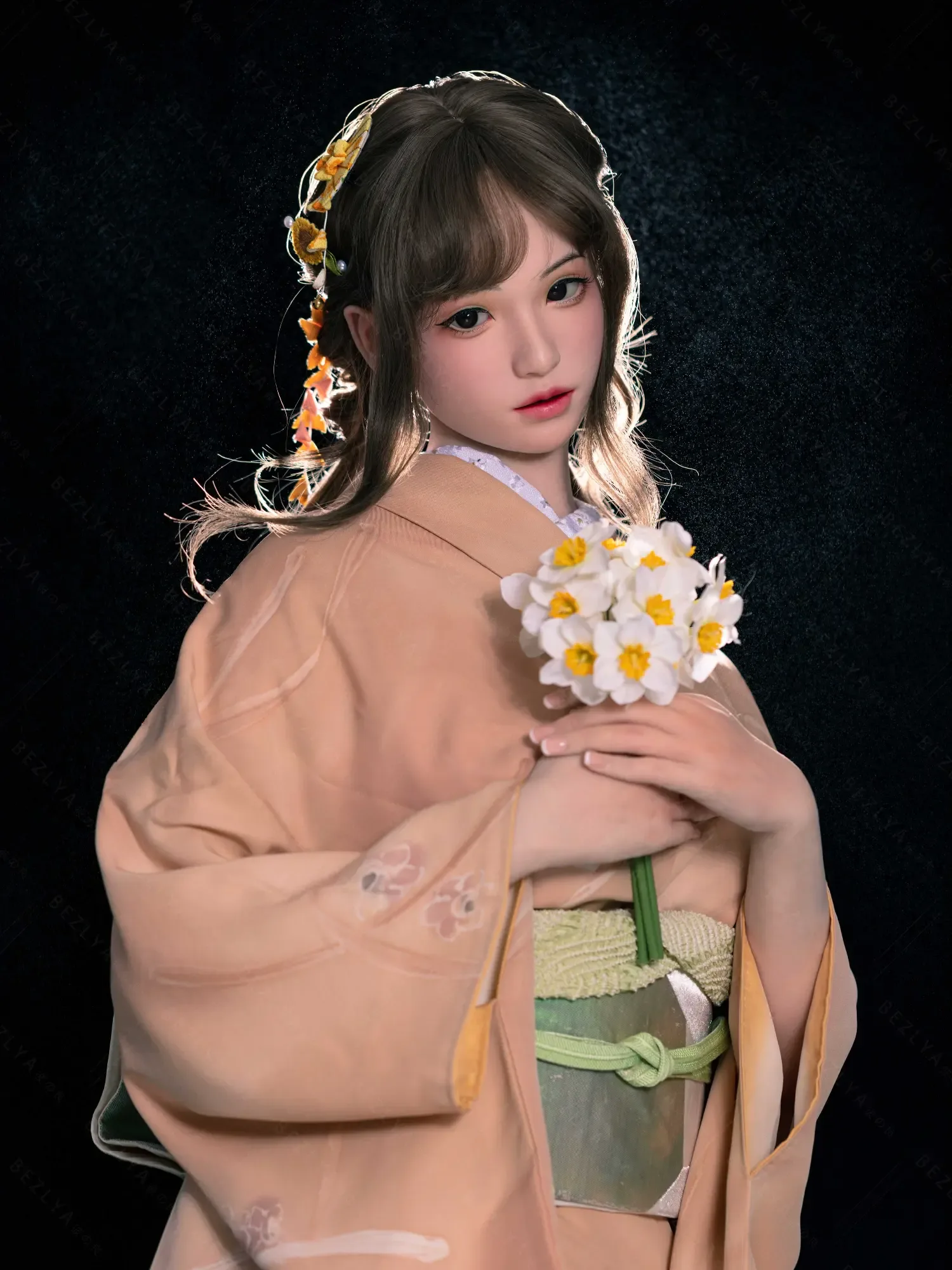 F4780-162cm(5.4ft)-39.5kg 2.2u B Cup Asian Real Silicone Japanese Sex Doll｜AITIA Doll view 4