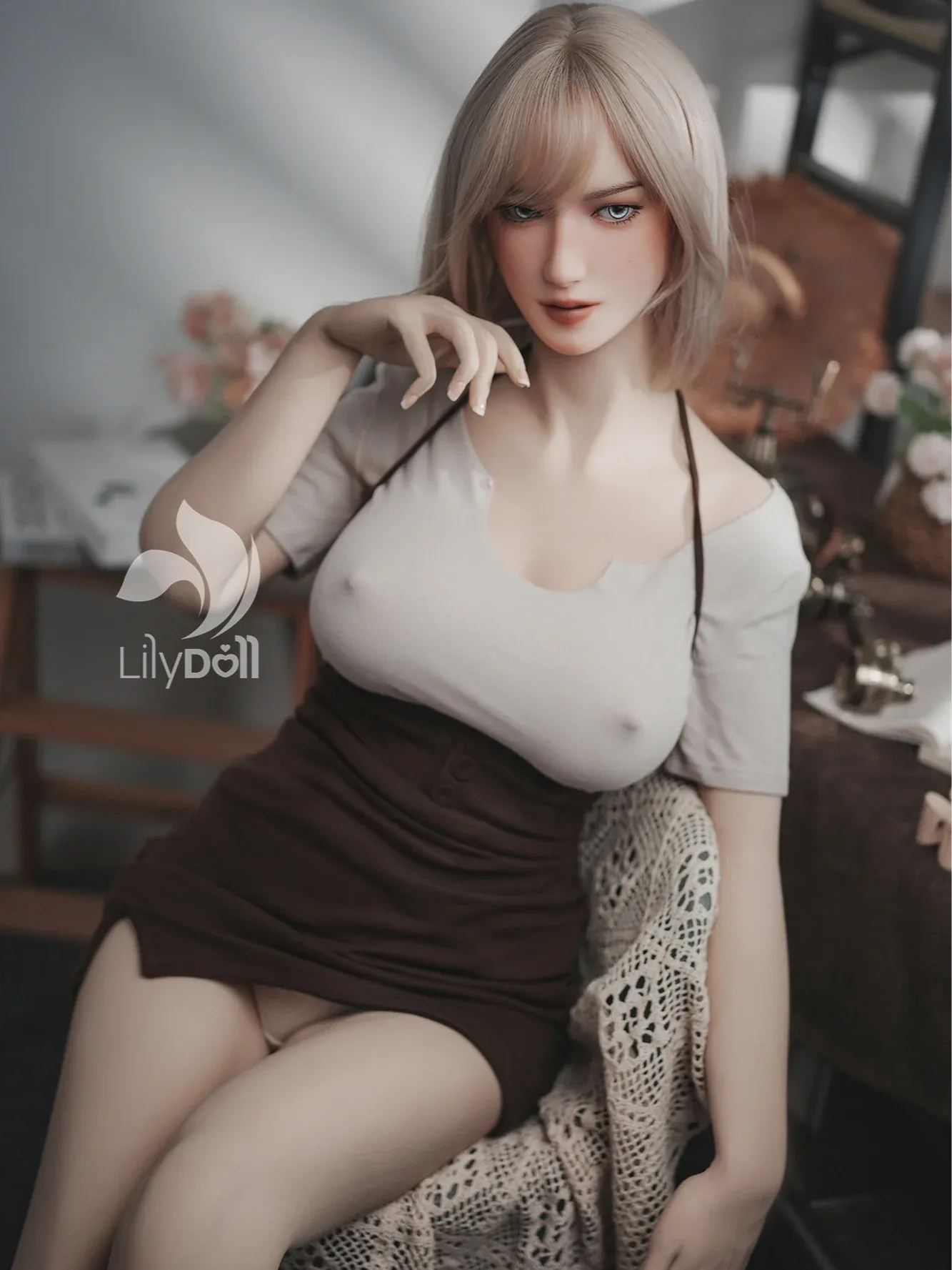 F7569—168cm\/5ft5-41kg F Cup TPE Body + Silicone Head Sex Doll【IN STOCK USA】 | LilyDoll