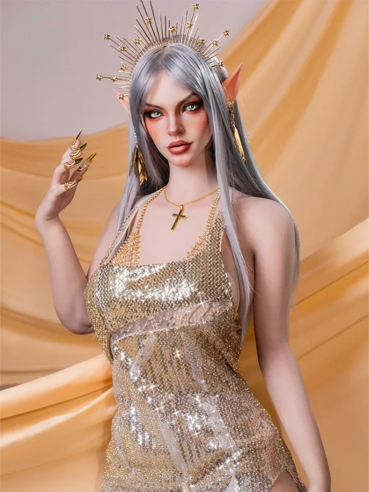 F7640-T167cm(5.5ft)-37kg Natural Evadora.A F Cup Fantasy Ultra-Realistic Skin Silicone Sex Doll For Men｜SE Doll
