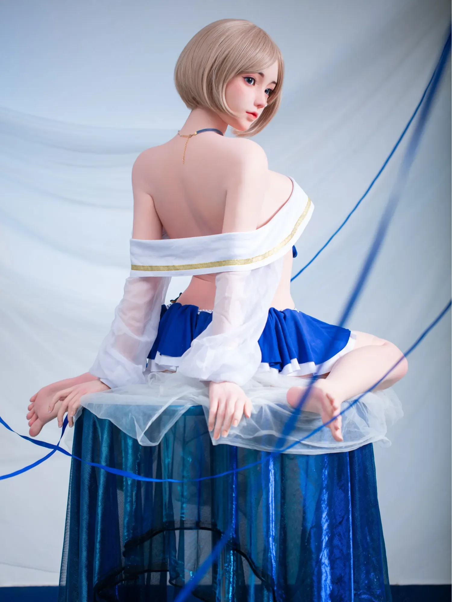 F4763-160cm(5.3ft)-34kg 2.1 B Cup Mini Asian Real Silicone Chinese Sex Doll｜Bezlya Doll view 11