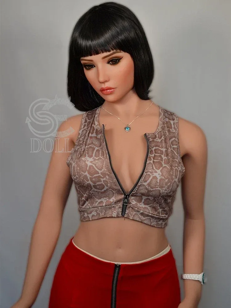 F940-163cm(5.3ft)-37kg Sylvie E Cup TPE Brunette Latina Mature Woman Sex Doll｜SE Doll view 4
