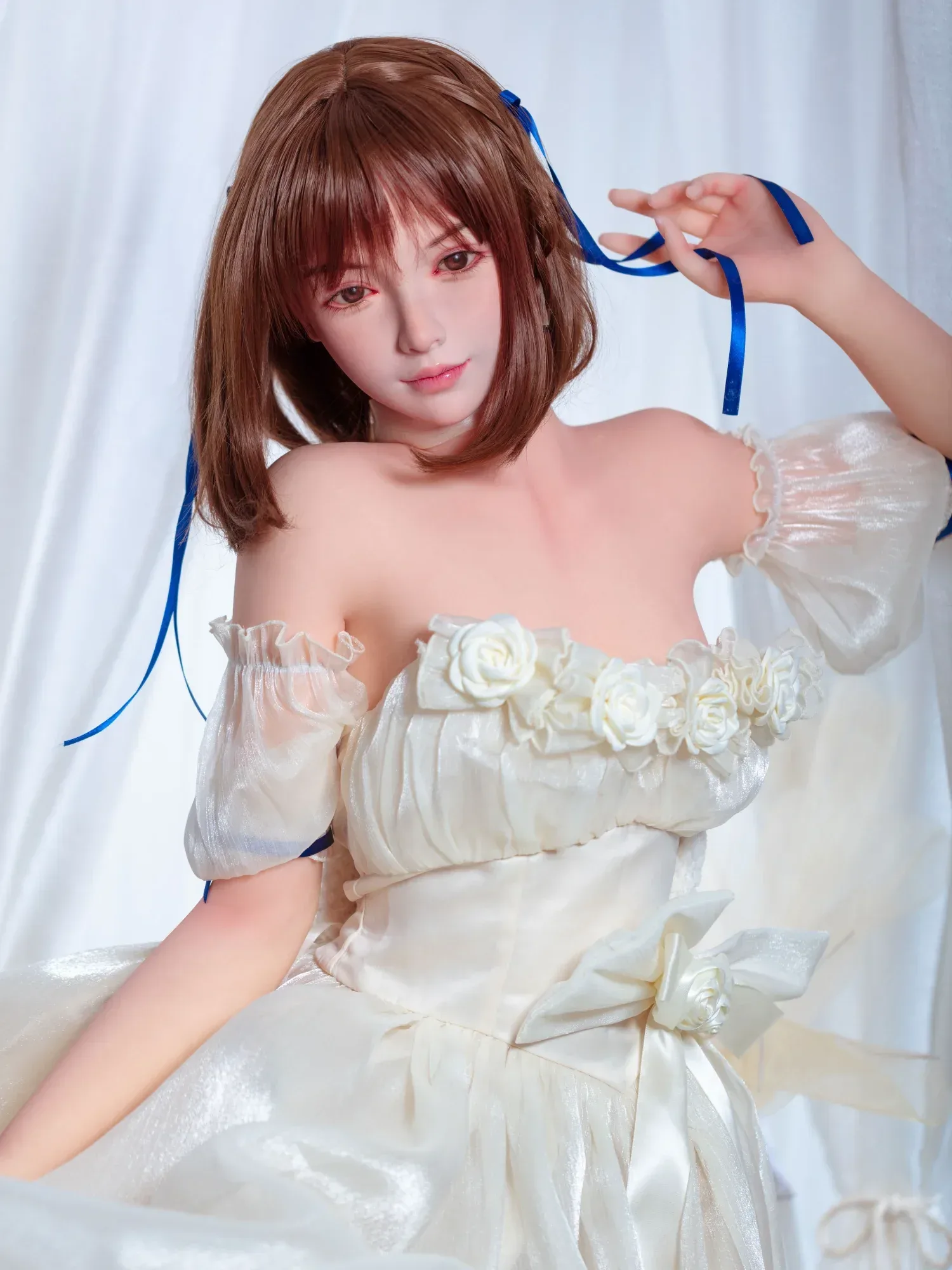 F4752-155Rcm(5.1ft)-37kg 2.0 A Cup Robot Silicone flat chest Asian Chinese Sex Doll｜Bezlya Doll view 10