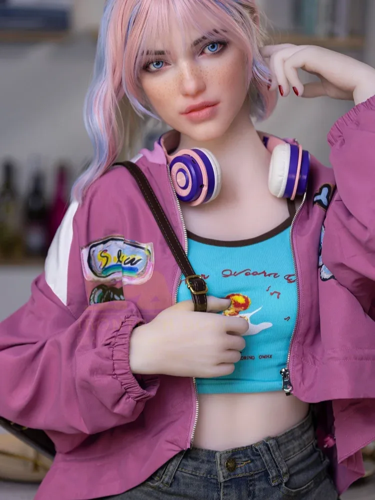 F2353-162cm(5.3ft) A Cup Flat Cheast Silicone Head Best TPE Sex Doll｜Irontech Doll view 4