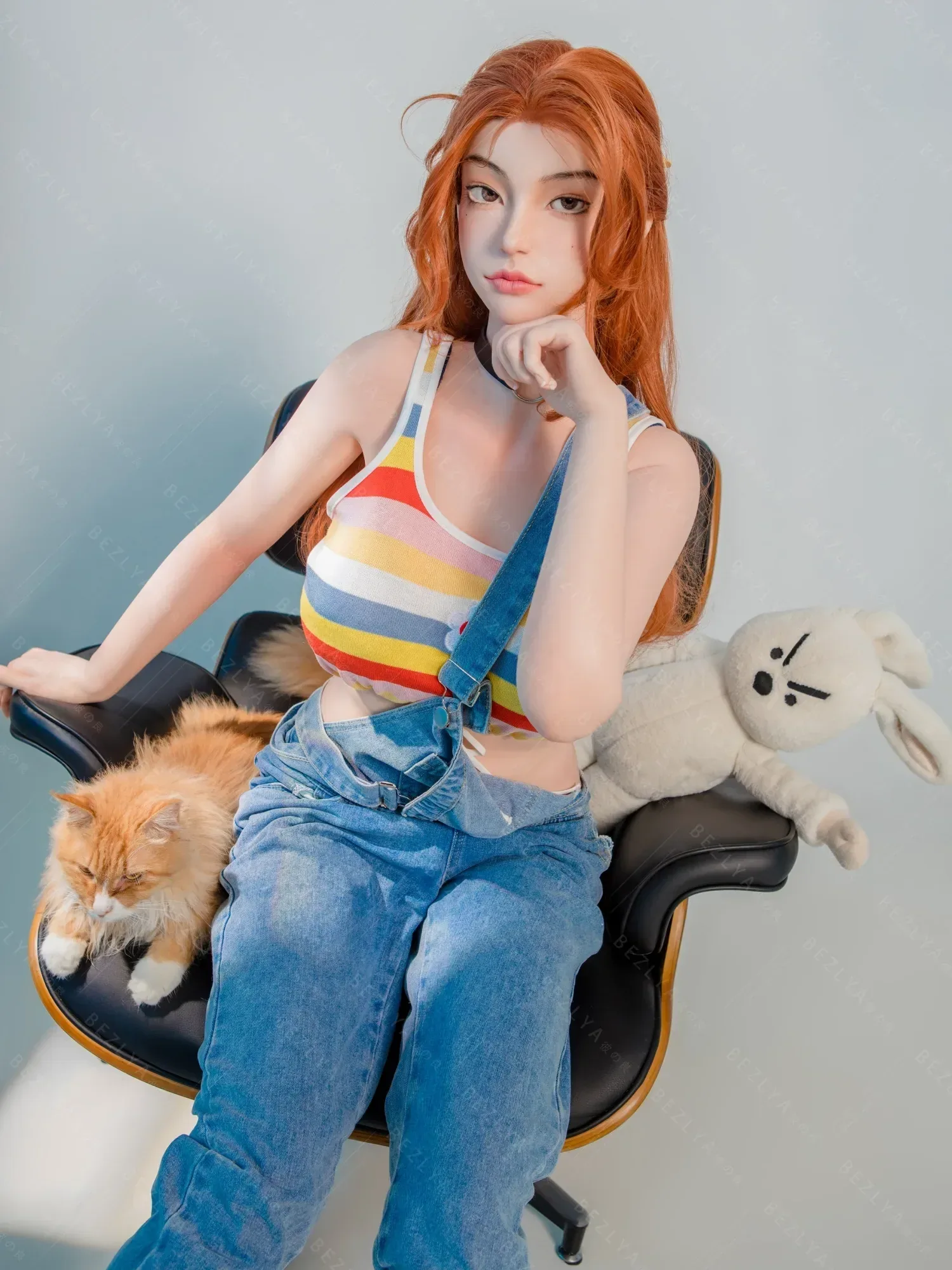 F7150-163cm(5.4ft)-35kg 2.1 B Cup Asian Real TPE body+silicon head small breast Chinese Sex Doll｜Bezlya Doll view 1