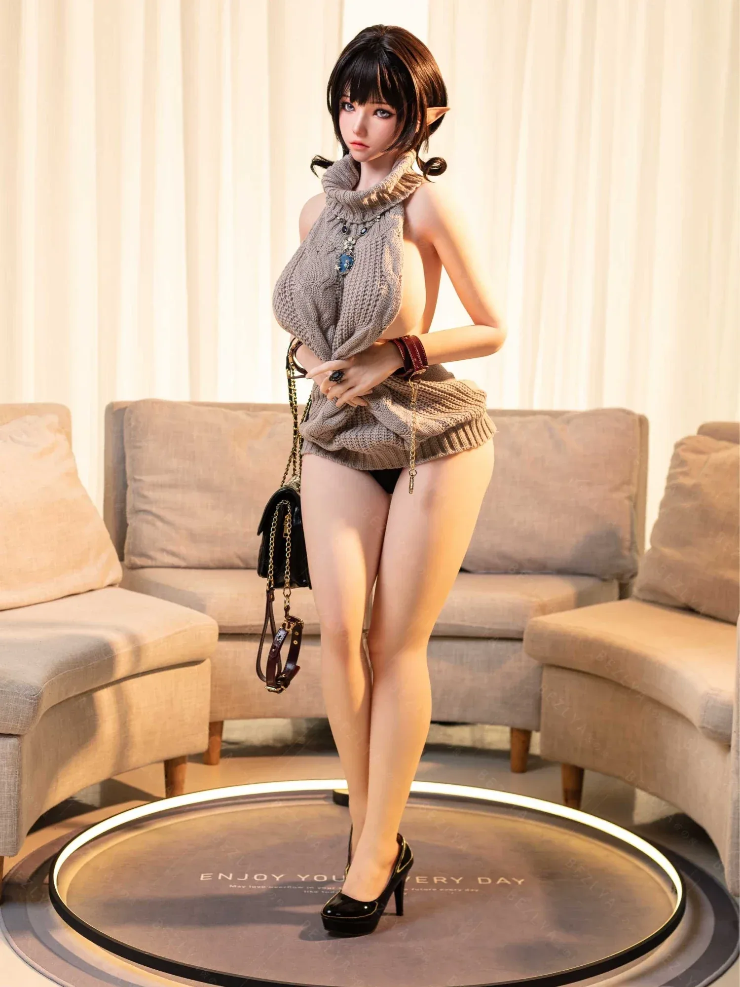 F7159-155Mcm(5.1ft)-40kg 2.0 G Cup Asian Robot Anime Silicone Head Chinese Sex Doll｜Bezlya Doll view 10