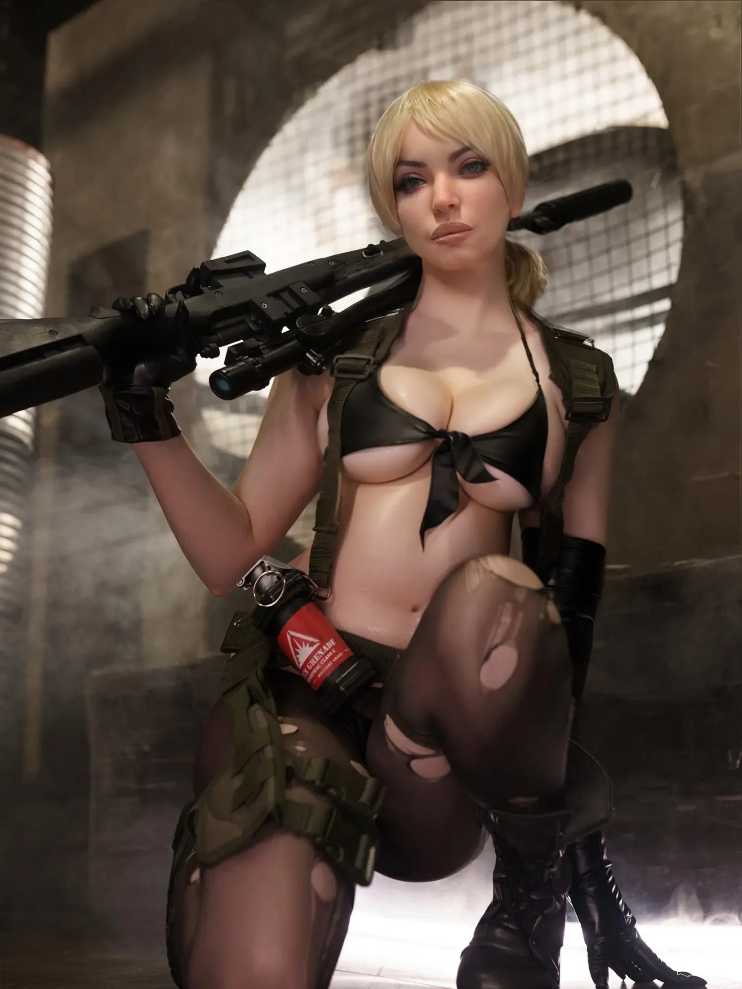 F9005-164cm(5.4ft) 36kg D Cup  Silicone Cosplay Celebrity Sex Doll丨Rosretty Doll view 5