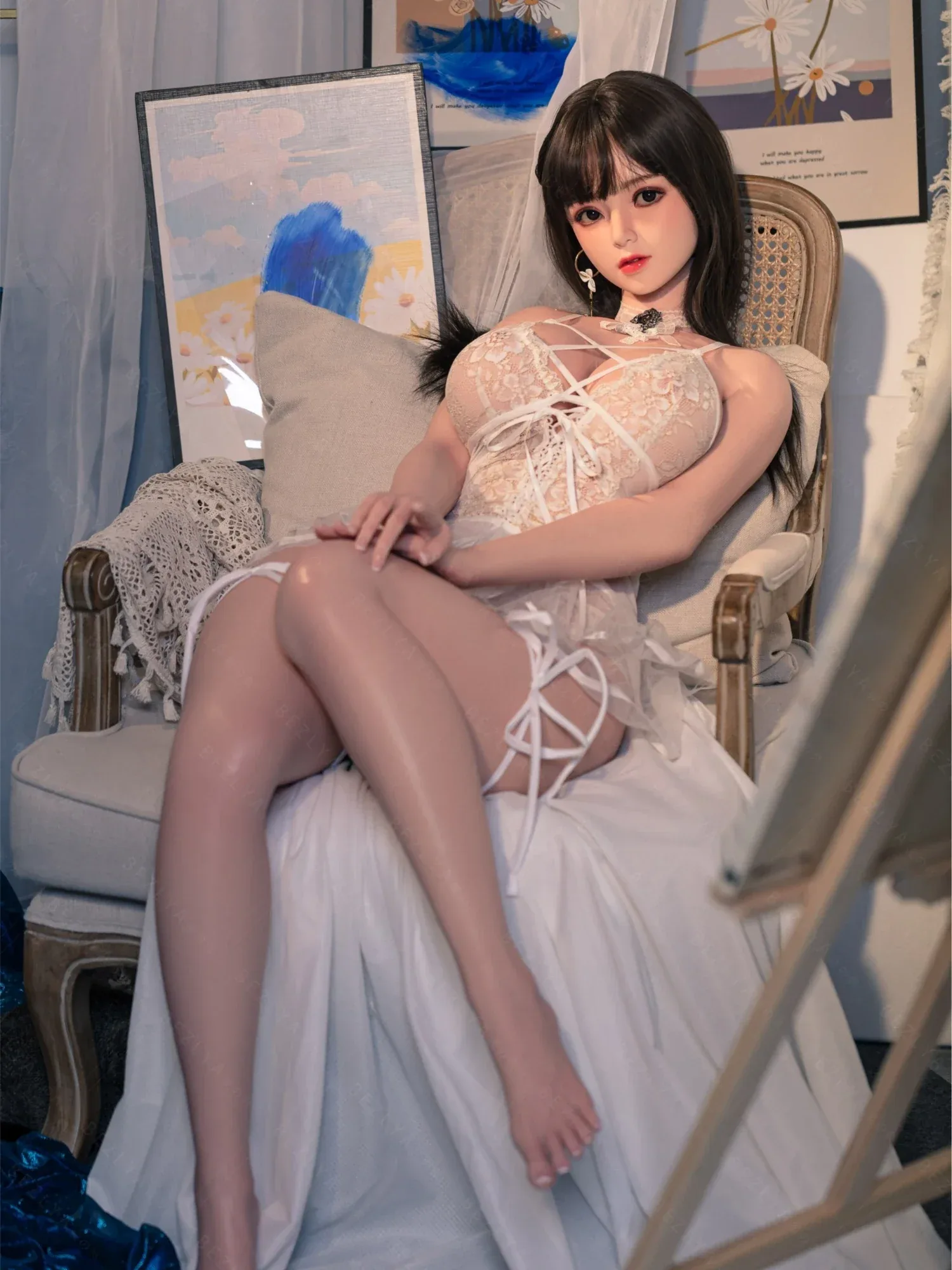 F7114-155Mcm(5.12ft)-34.5kg 2.1 I Cup Robot Silicone Head Adult Asian Sex Doll｜Bezlya Doll view 11