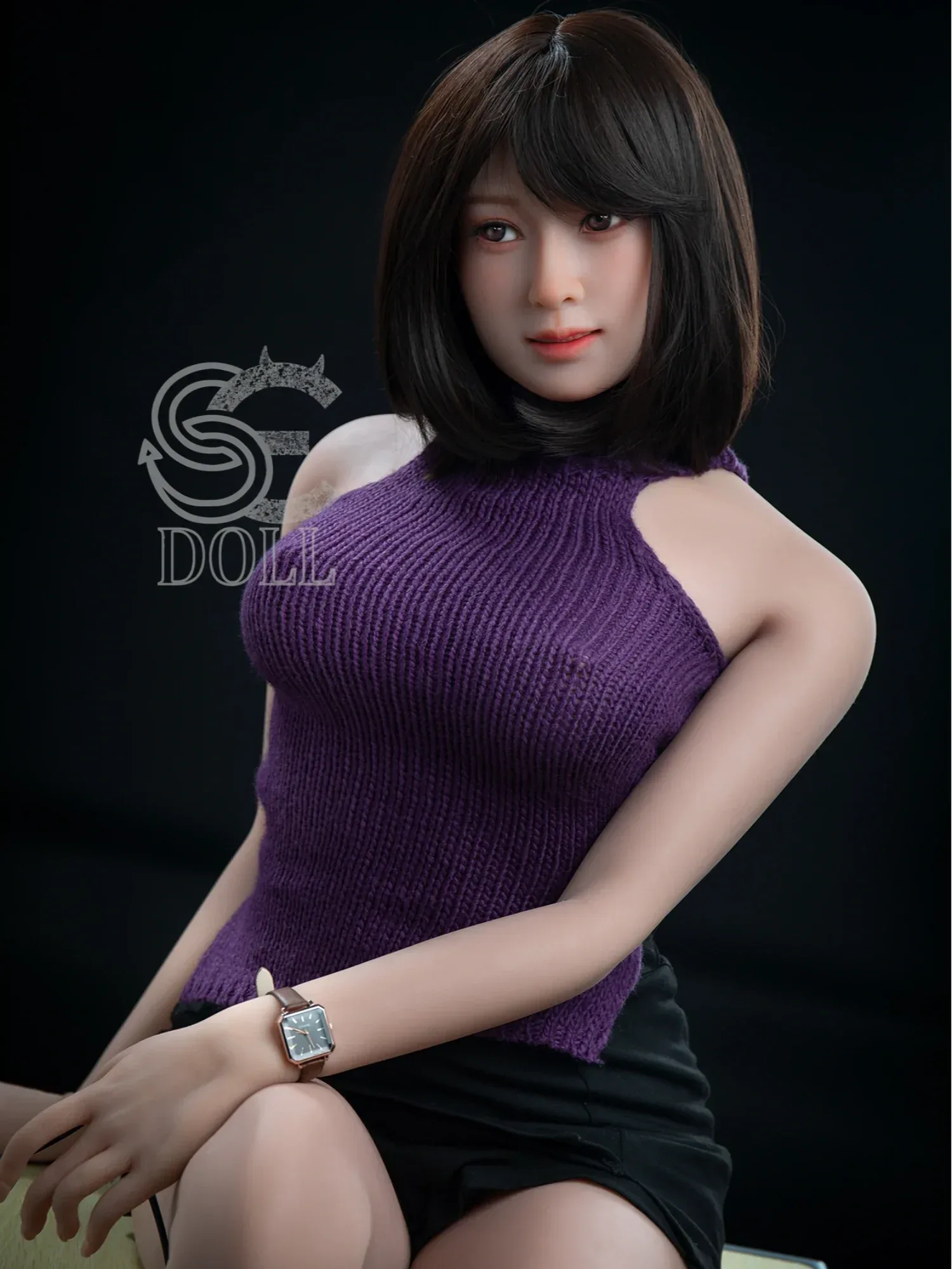 F3716-163cm(5.3ft)-37kg Yutsuki E Cup TPE Glasses China Big Tits 18s Sex Doll｜SE Doll view 2