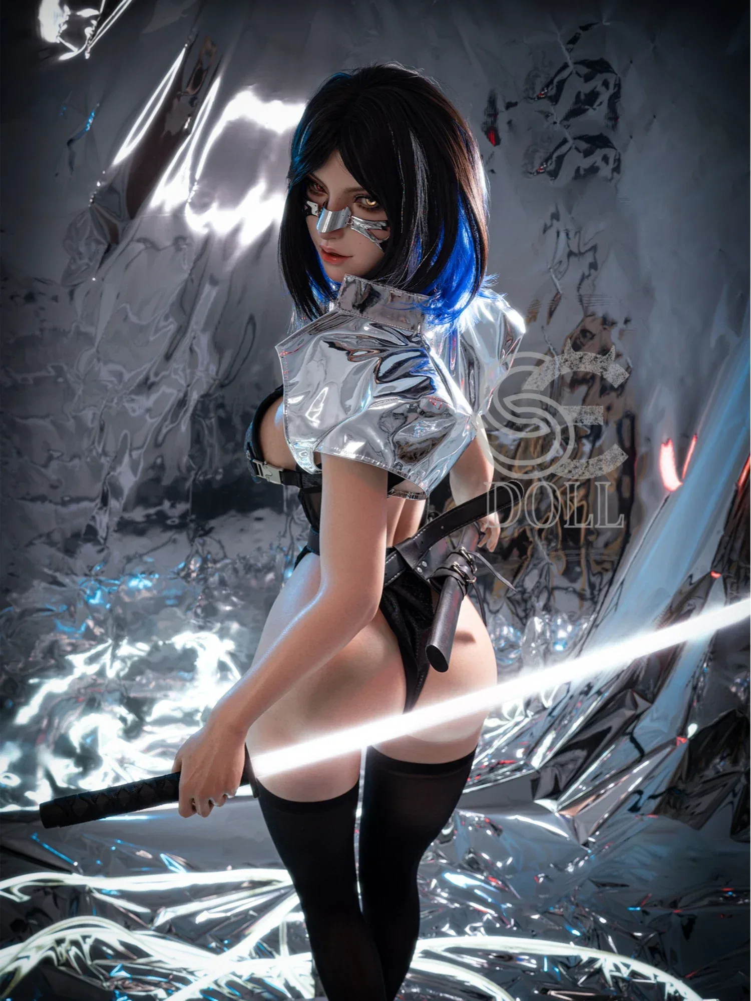 F5615-161cm(5.3ft)-34kg Bridget.E E Cup ROS Silicone Asian Anime AI Robotic Sex Doll｜SE Doll view 9