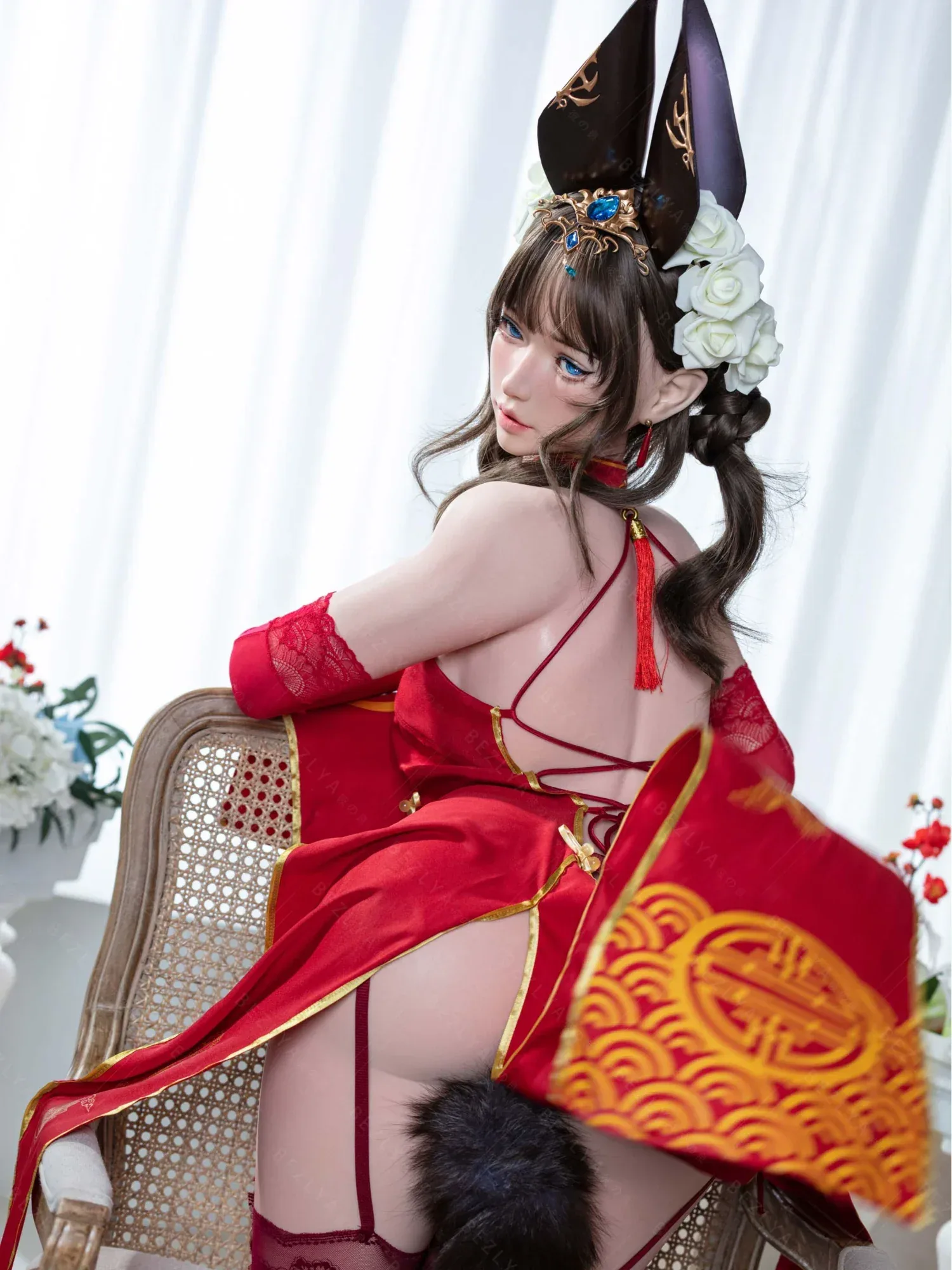 F5947-155Rcm(5.12ft)-32.5kg 2.2 A Cup Silicone Adult Asian Sex Doll｜AITIA Doll view 11