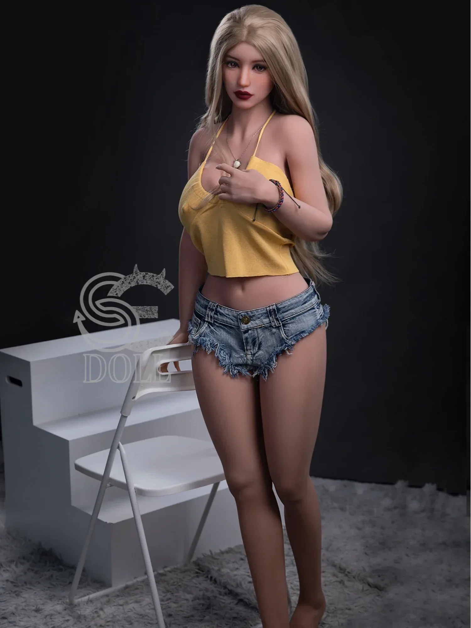 F3689-161cm(5.3ft)-35kg Amelia F Cup TPE Blonde Sexy Latina Love Doll｜SE Doll view 5