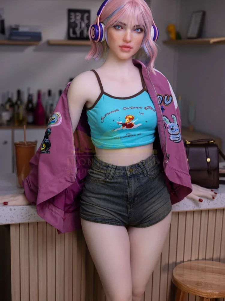 F2353-162cm(5.3ft) A Cup Flat Cheast Silicone Head Best TPE Sex Doll｜Irontech Doll view 6
