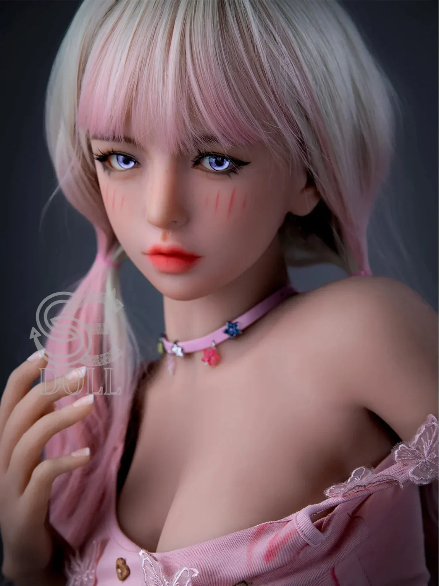 F2190-153cm(5ft)-29.5kg F Cup Mika.D Cute TPE Mini Sex Doll Pink Hair Fashion Girl｜SE Doll view 9