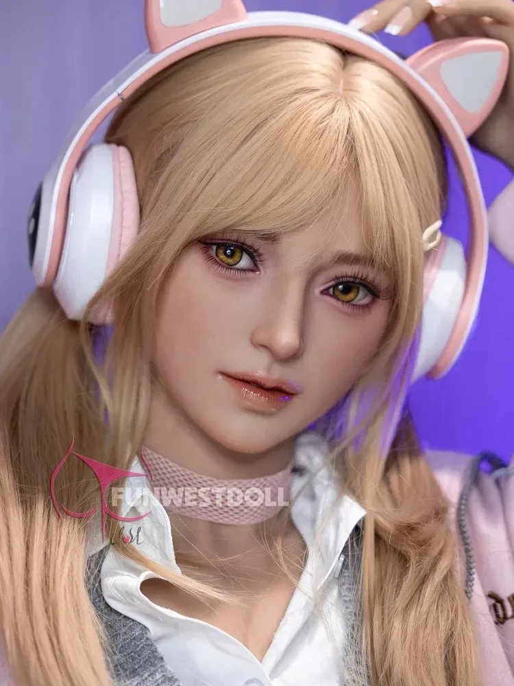F1336-159cm(5.2ft) A Cup Small tits Blonde Hair Sweet Young TPE full sized sex doll｜Fun West Doll view 9