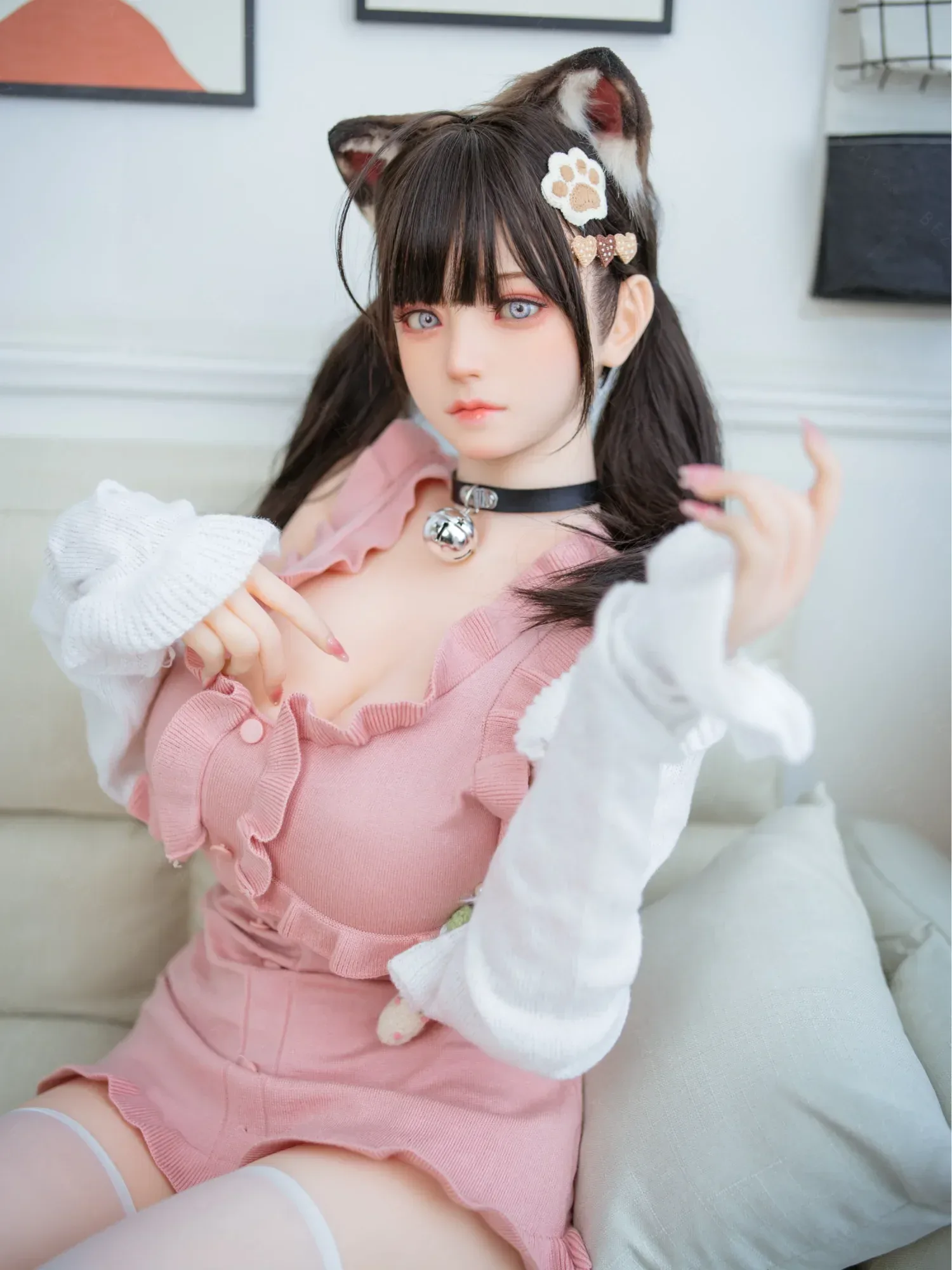 F4795-155Mcm(5.1ft)-40kg 2.0 G Cup Asian Robot Anime Silicone Head Cute Teen Sex Doll｜Bezlya Doll view 2