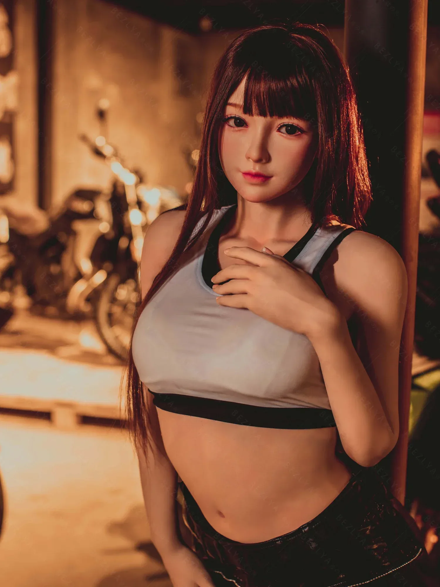 F4735-160cm(5.3ft)-34kg 2.1 B Cup Asian Real Silicone Chinese Sex Doll｜Bezlya Doll view 6