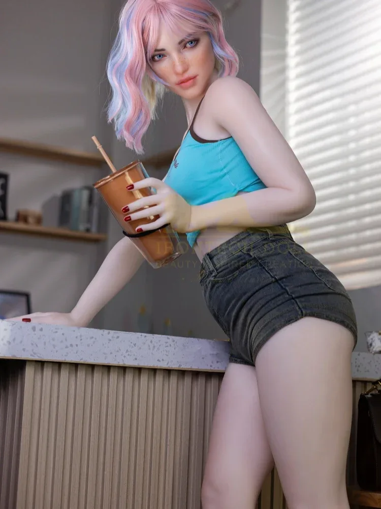 F2353-162cm(5.3ft) A Cup Flat Cheast Silicone Head Best TPE Sex Doll｜Irontech Doll view 9