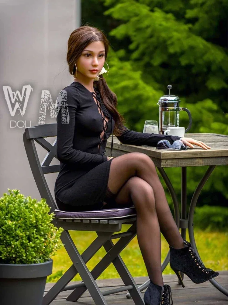 F2108- 172cm(5.6ft)-39kg B Cup Black long hair  with small boobs Asian TPE Sex Doll丨WM Doll view 6
