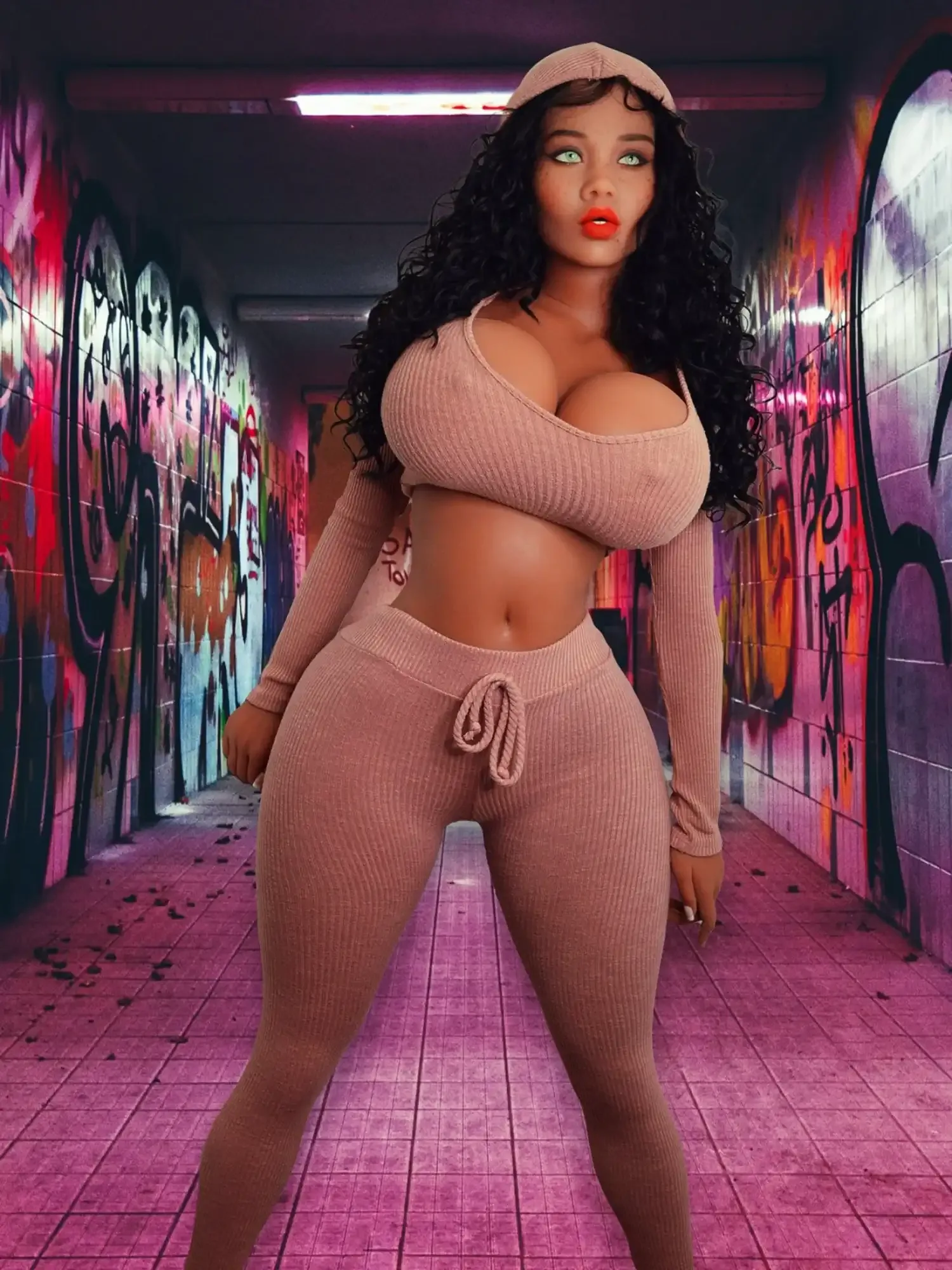 F3774-153cm\/5ft(44kg) G Cup Big Butt Breasts BBW TPE Sex Doll  | YL Doll view 4