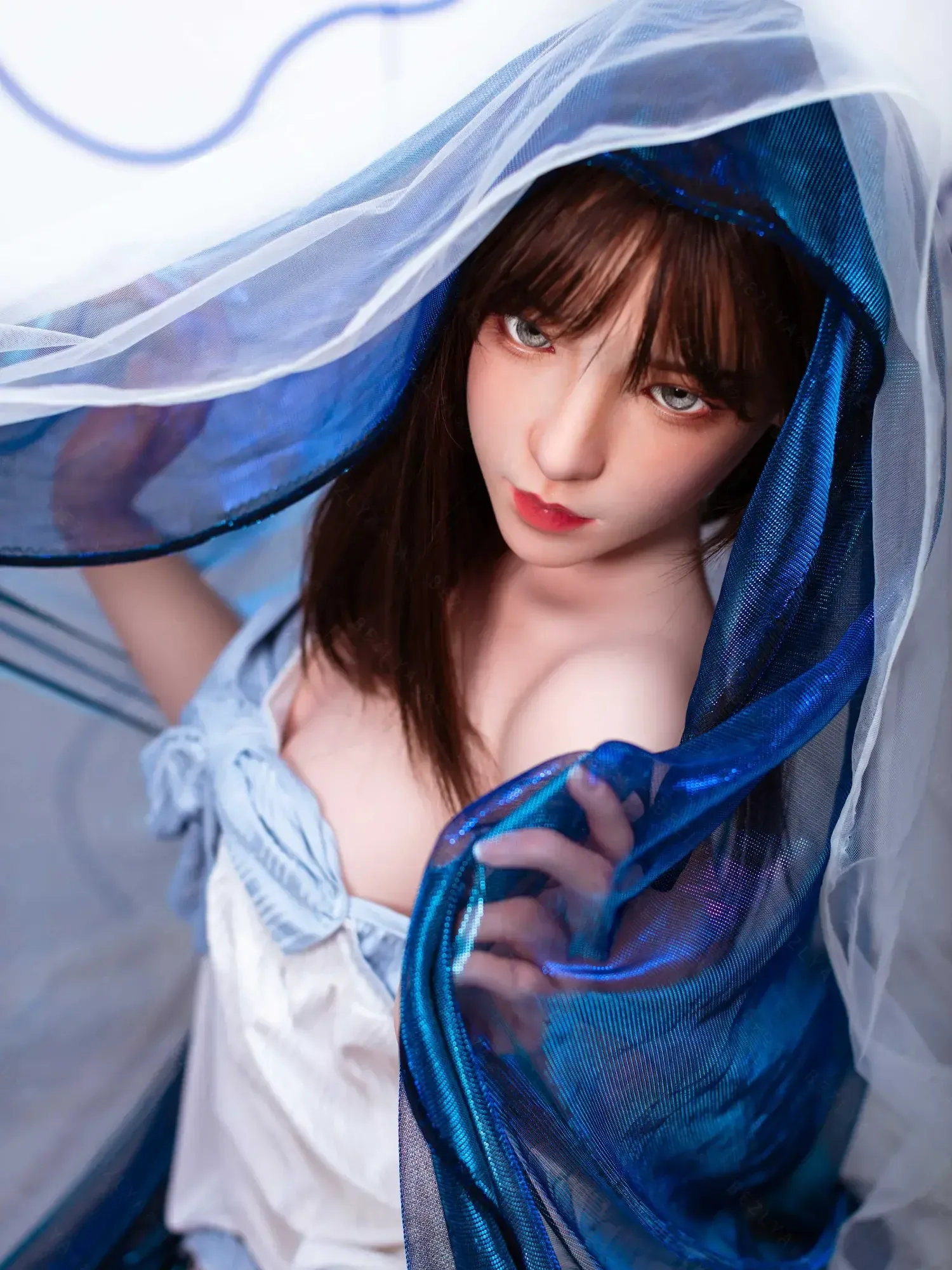F4748-150cm(5.3ft)-34kg 2.1 A Cup Asian Real Silicone Chinese Teen Sex Doll Sex Doll|Bezlya Doll view 12