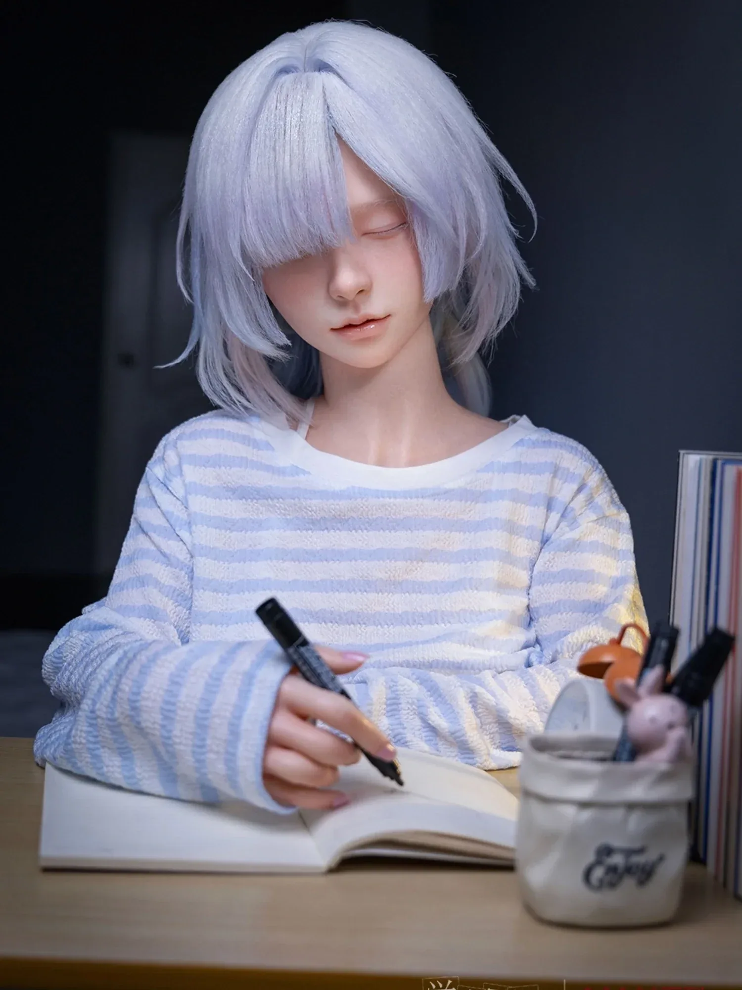 F6313—153cm\/5ft4-28kg B Cup Silicone Closed Eye Small Breasted Sex Doll  | Firefly Diary MAX view 10