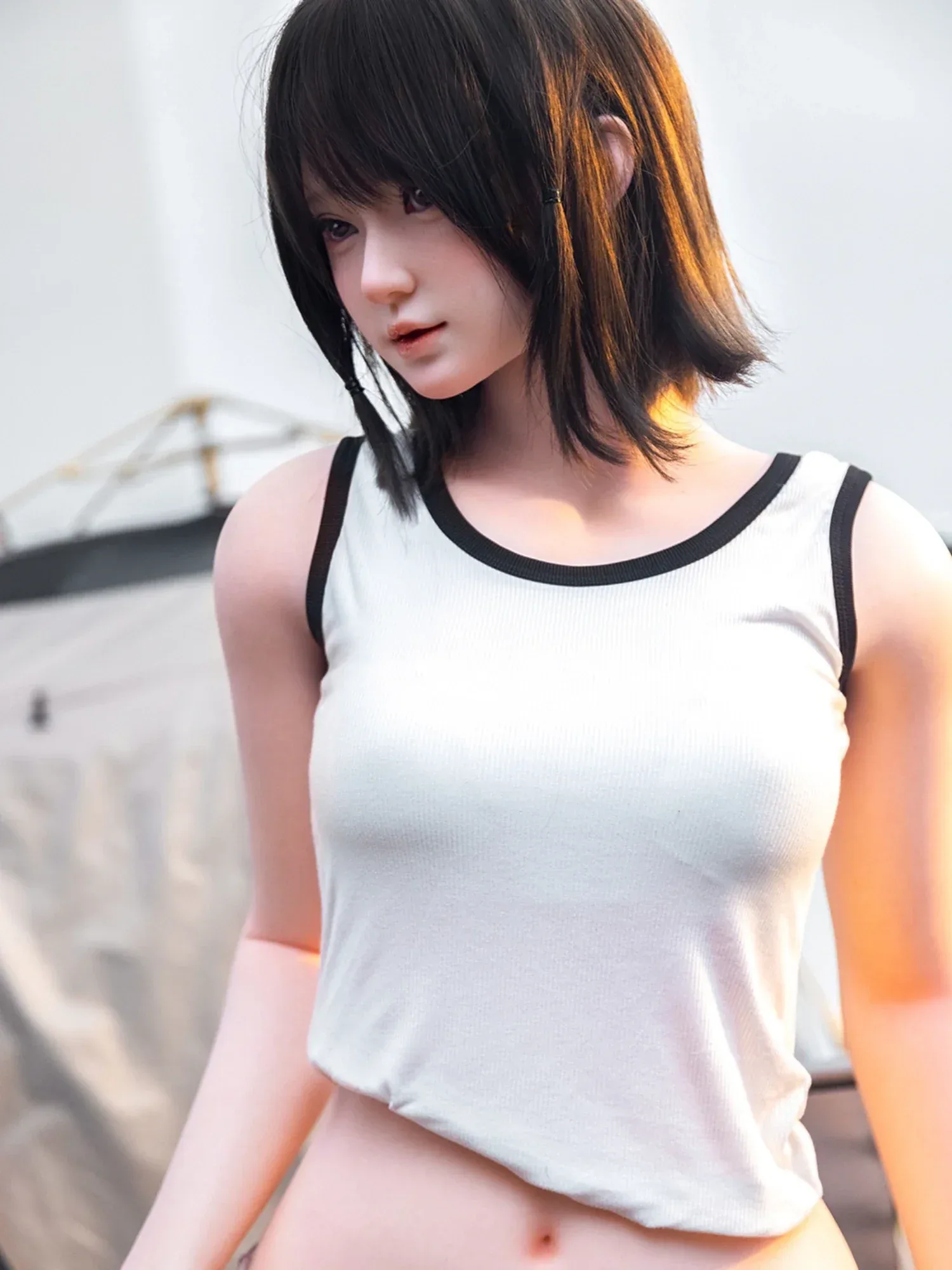 F5787—161cm\/5ft3-36.5kg A Cup Silicone Asian  Sex Doll  | Firefly Diary view 7