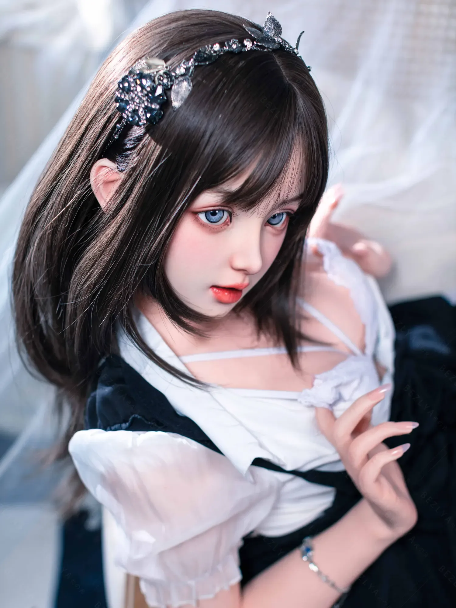 F4794-155Rcm(5.1ft)-32.5kg 2.1 A Cup Asian Real Silicone Chinese Sex Doll｜Bezlya Doll view 7