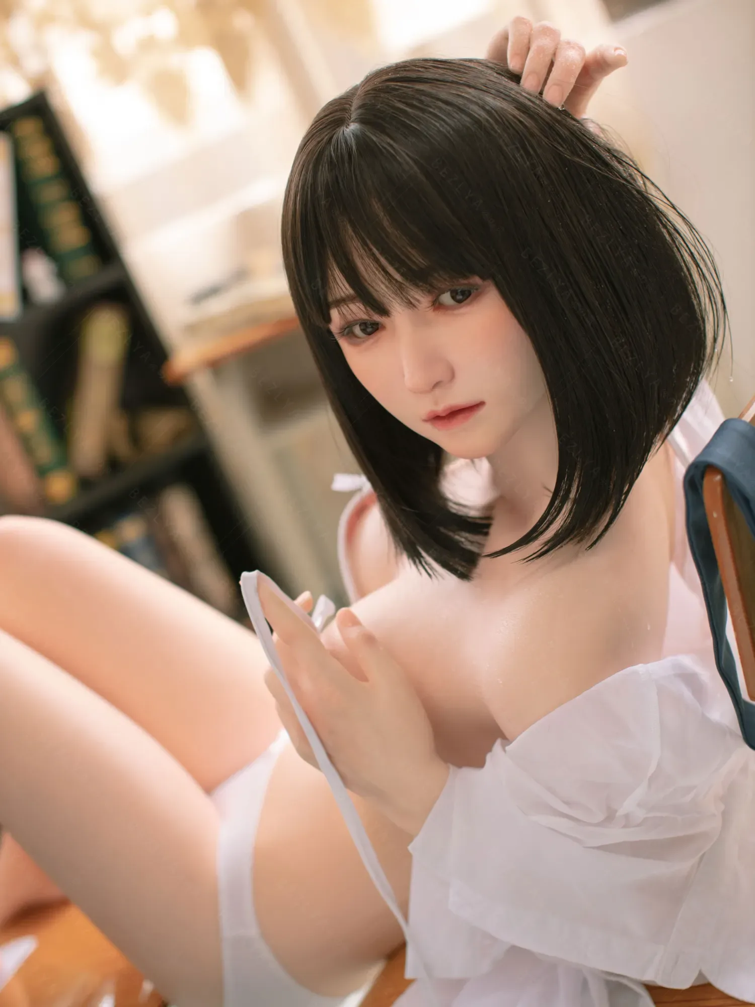 F4704-160cm(5.3ft)-34kg 2.1 B Cup Mini Asian Real Chinese Silicone Sex Doll｜Bezlya Doll view 3