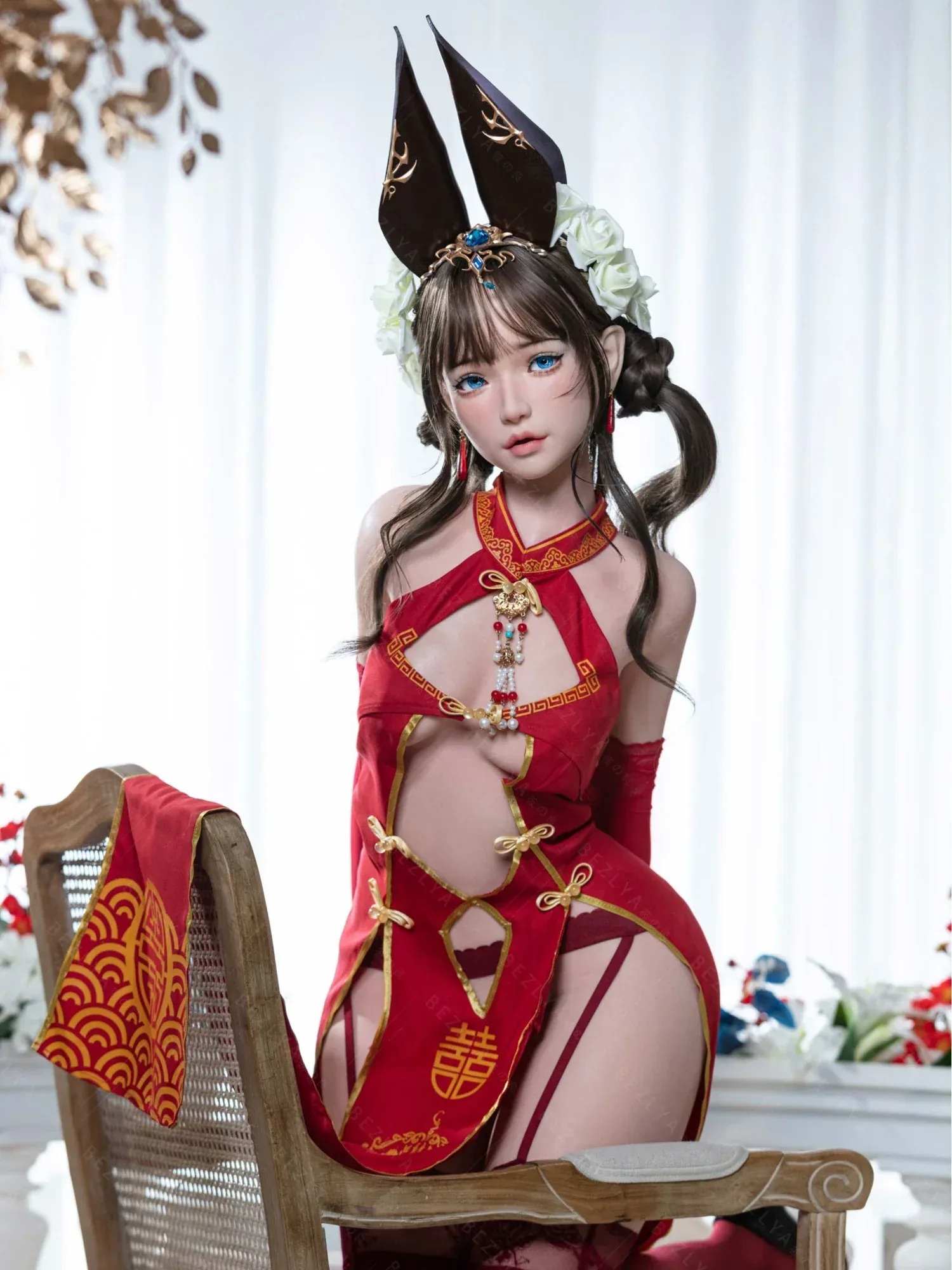 F5947-155Rcm(5.12ft)-32.5kg 2.2 A Cup Silicone Adult Asian Sex Doll｜AITIA Doll view 2