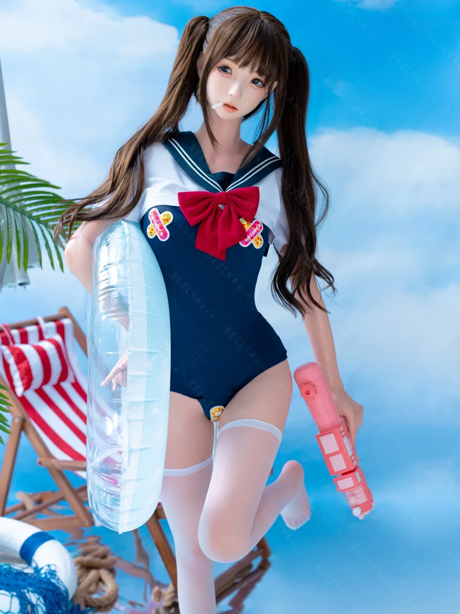 F7123-159cm(5.3ft)-31.5kg 2.2cf B Cup ROS Silicone Asian Adult Chinese Flat Chested Sex Doll【ChunMoMo】｜AITIA Doll view 9