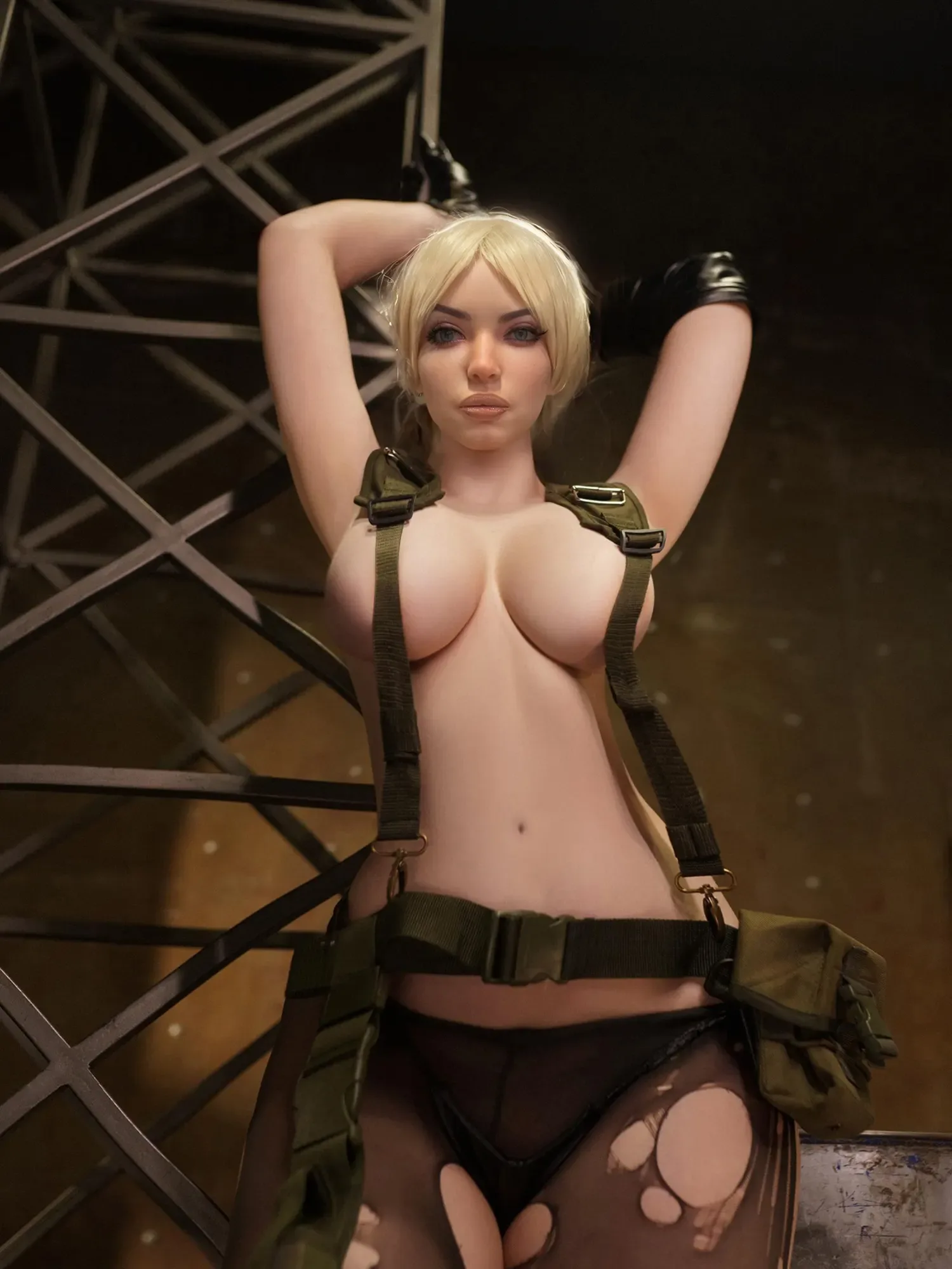 F9005-164cm(5.4ft) 36kg D Cup  Silicone Cosplay Celebrity Sex Doll丨Rosretty Doll view 3