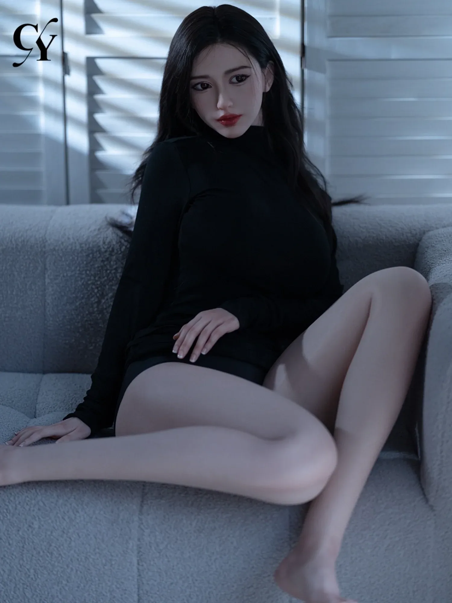 F5806—167cm\/5ft5-37kg D Cup Asian Silicone Head Realistic Sex Doll  | TOP-CYDOLL view 10