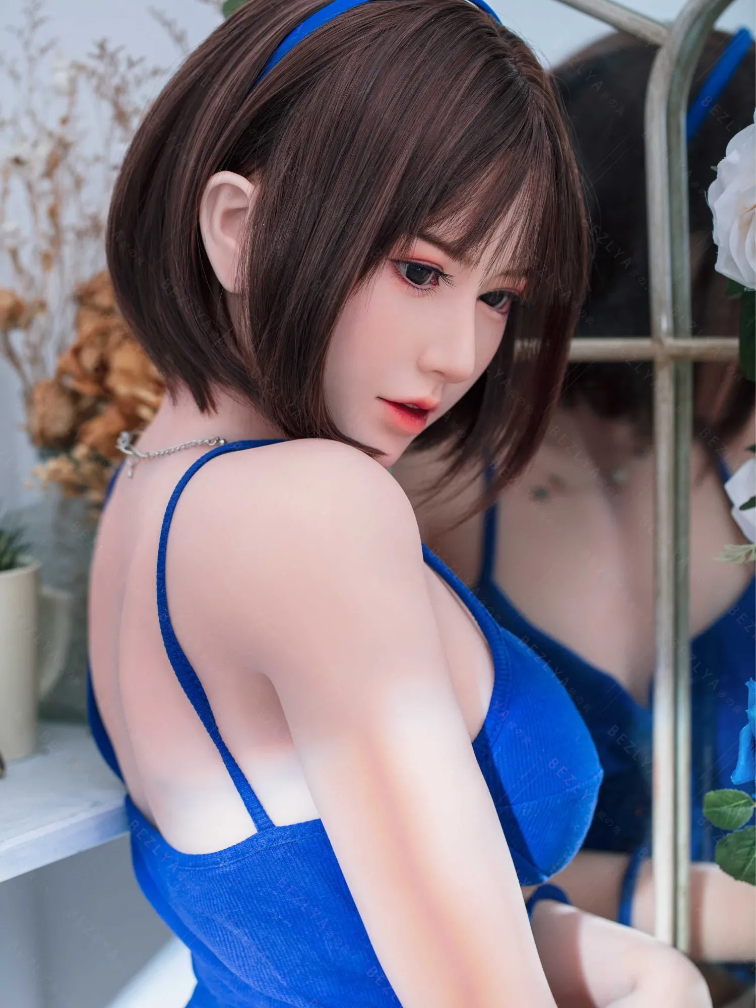F4773-155Rcm(5.1ft)-37kg 2.0 A Cup Robot Silicone Head Adult Asian Chinese Sex Doll｜Bezlya Doll view 12
