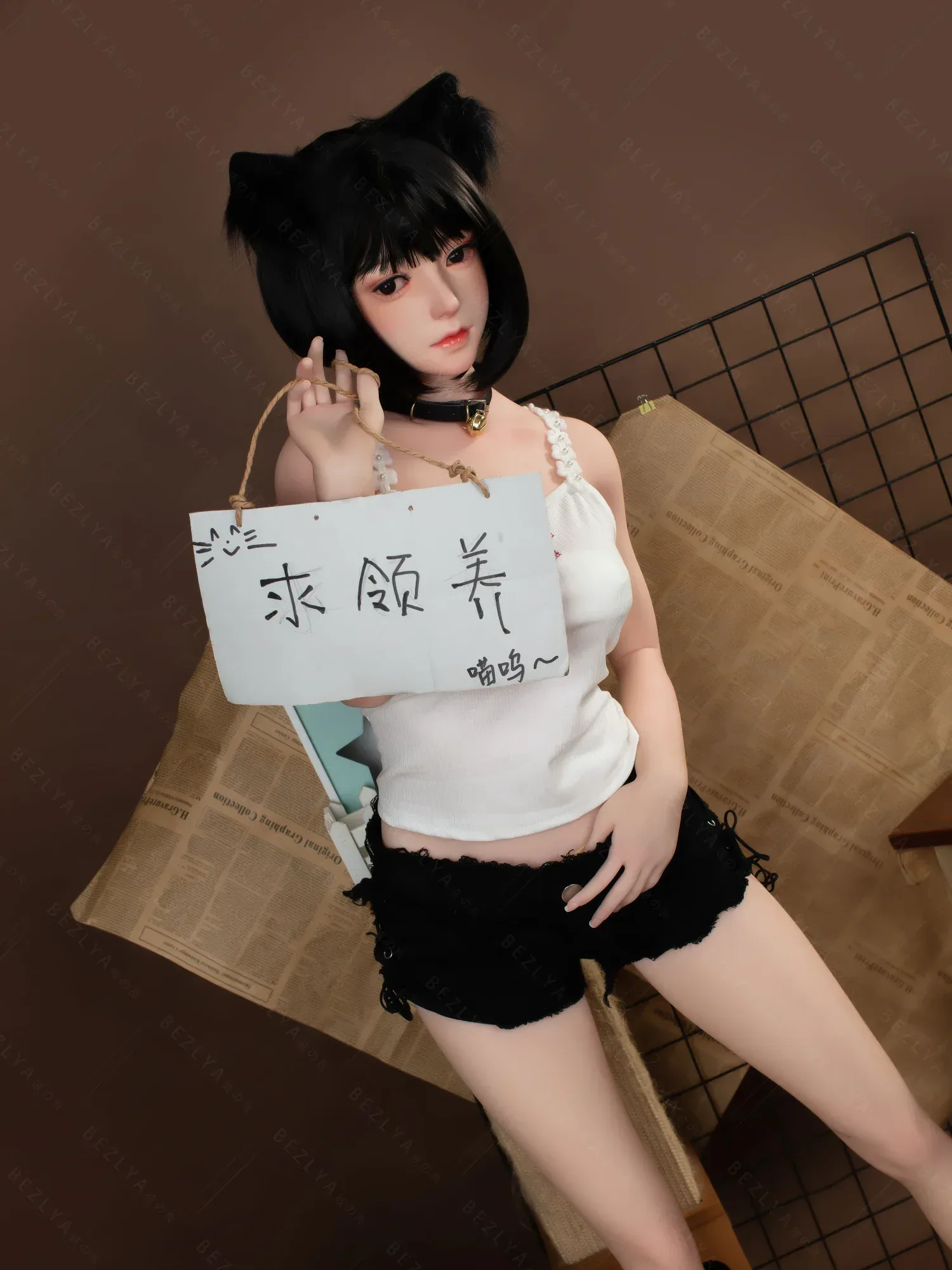 F4705-160cm(5.3ft)-34kg 2.0 B Cup Asian Robot Chinese Silicone Head Sex Doll｜Bezlya Doll view 2