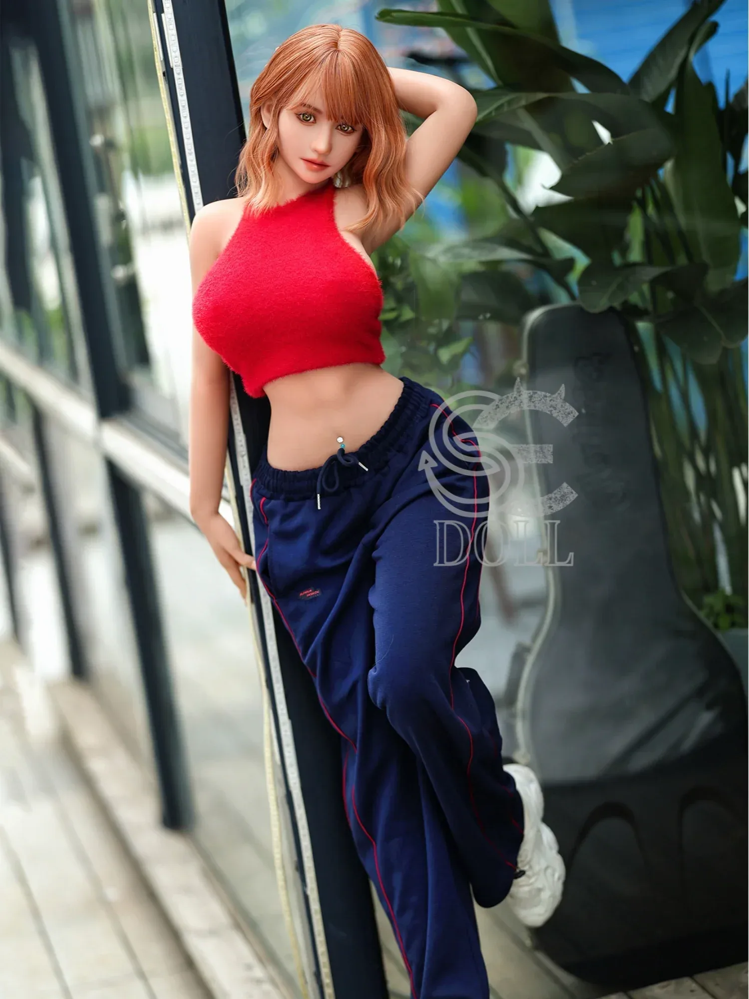 F3686-161cm(5.3ft)-35kg Felicia F Cup TPE Vibrant Short Hair Sporty Girl Love Doll｜SE Doll view 4