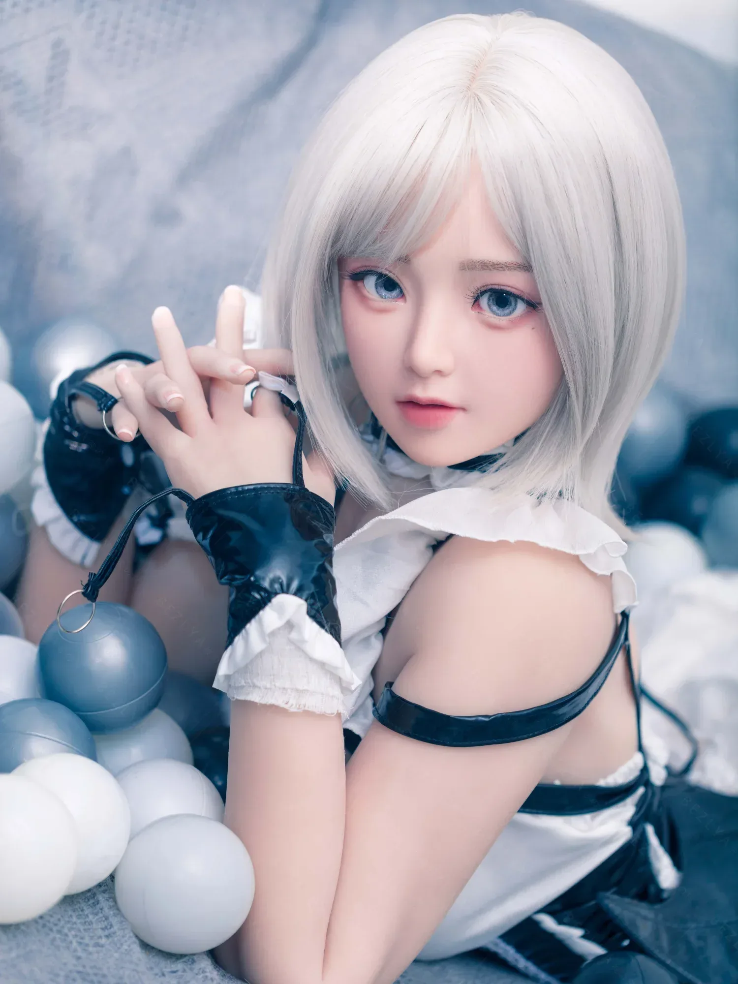 F4768-155Rcm(5.1ft)-37kg 2.0 A Cup Robot Silicone Head Adult Asian Chinese Sex Doll｜Bezlya Doll view 5