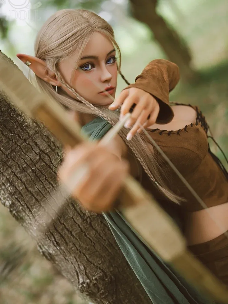 F736-T161cm(5.3ft)-34kg C Cup ROS Realistic Skin Silicone ELF Alien Sex Dolls｜SE Doll view 3