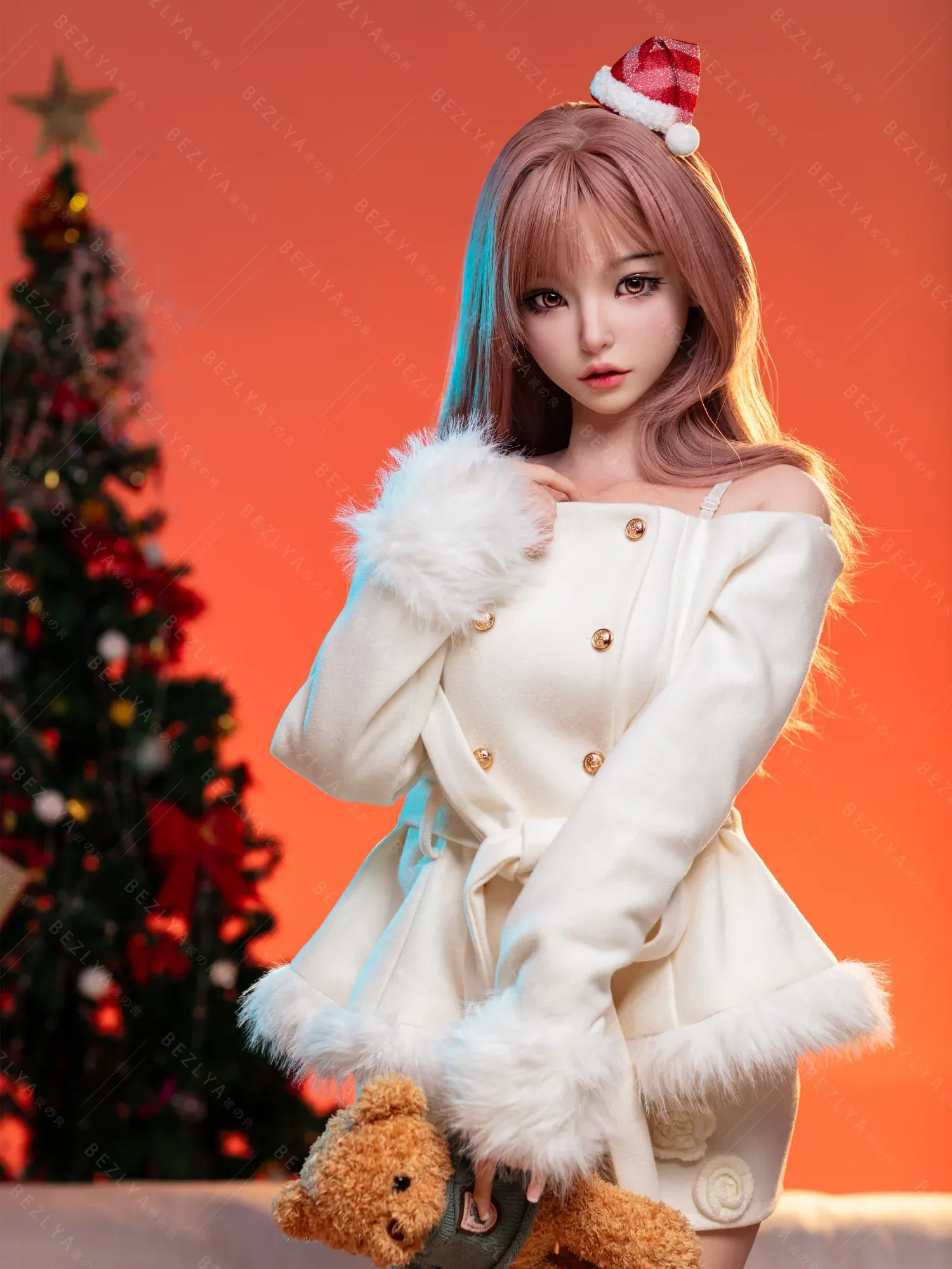 F9294-163Mcm(5.4ft)-35.8kg 2.2cf D Cup Mini ROS Silicone Asian Anime full size sex doll｜AITIA Doll