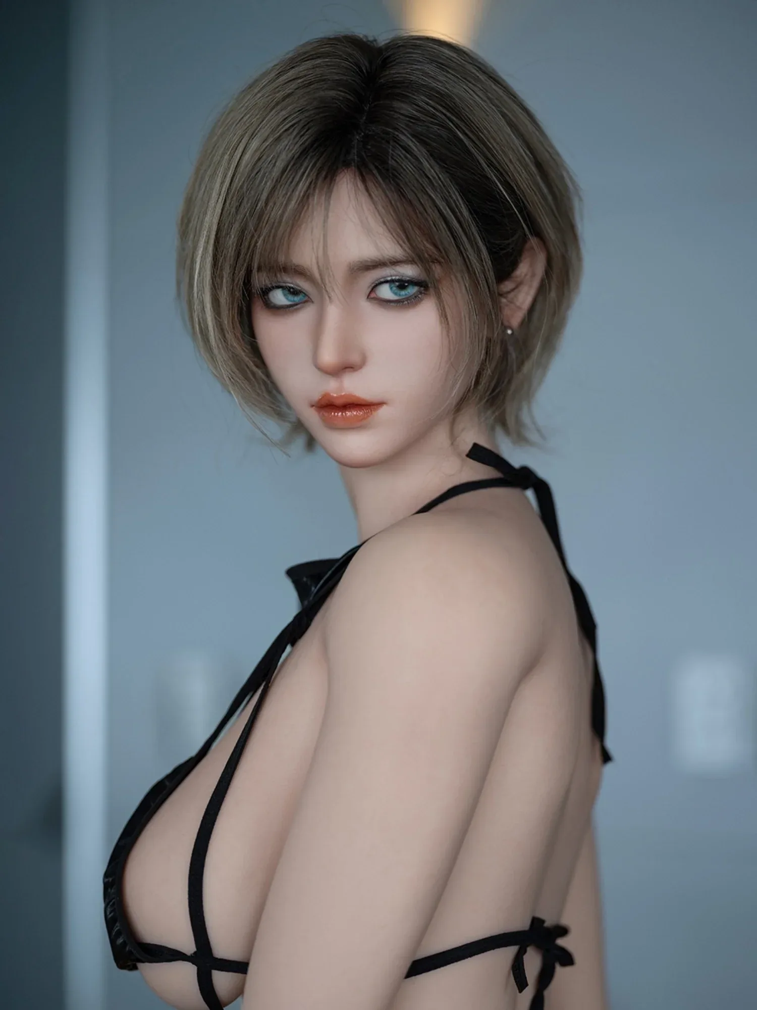 F6318—168cm\/5ft5-35kg F Cup  Silicone Realistic Celebrity Sex Doll  | TOP-CYDOLL view 12